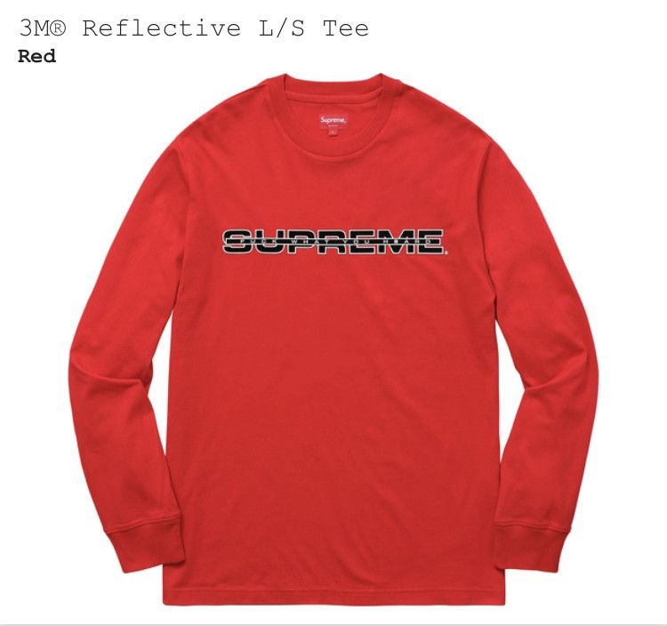 Supreme reflective long sleeve online