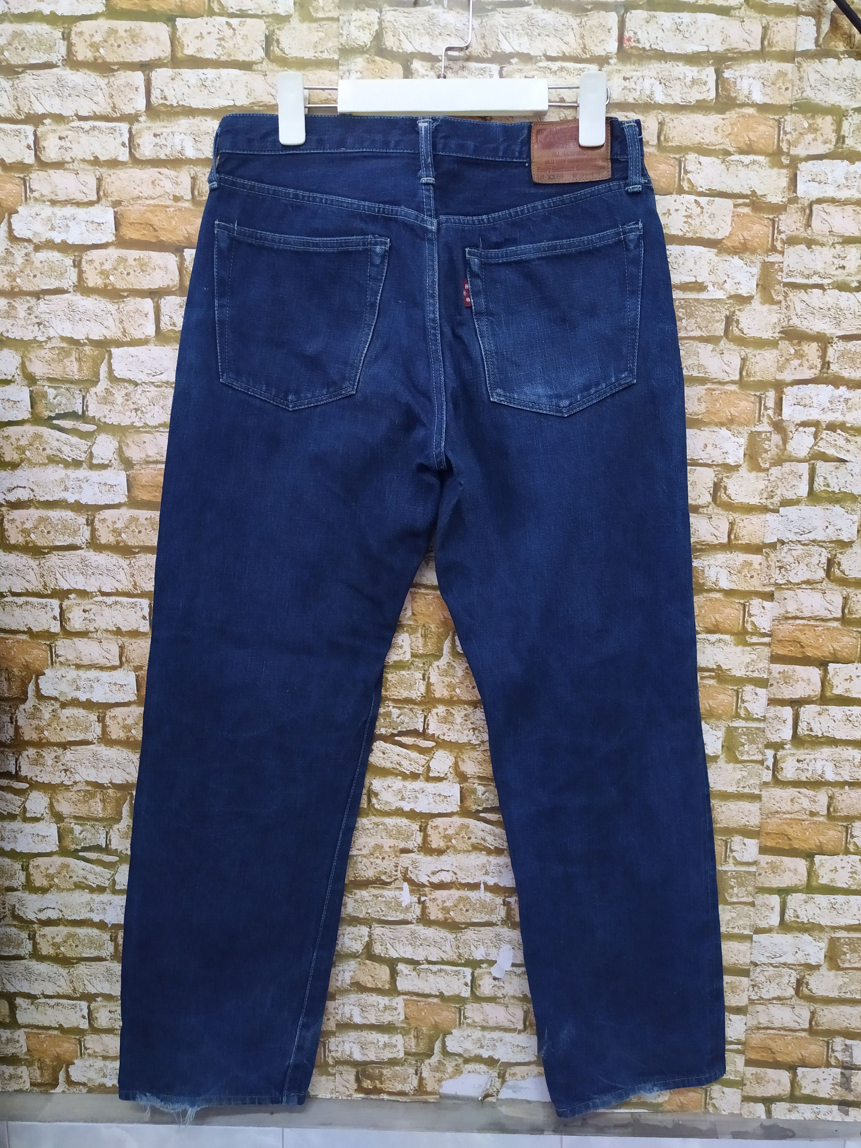 Japanese Brand RAGEBLUE x KAPITAL INDIGO BLUE DENIM SELVEDGE JAPAN (B884) Size US 30 / EU 46 - 1 Thumbnail