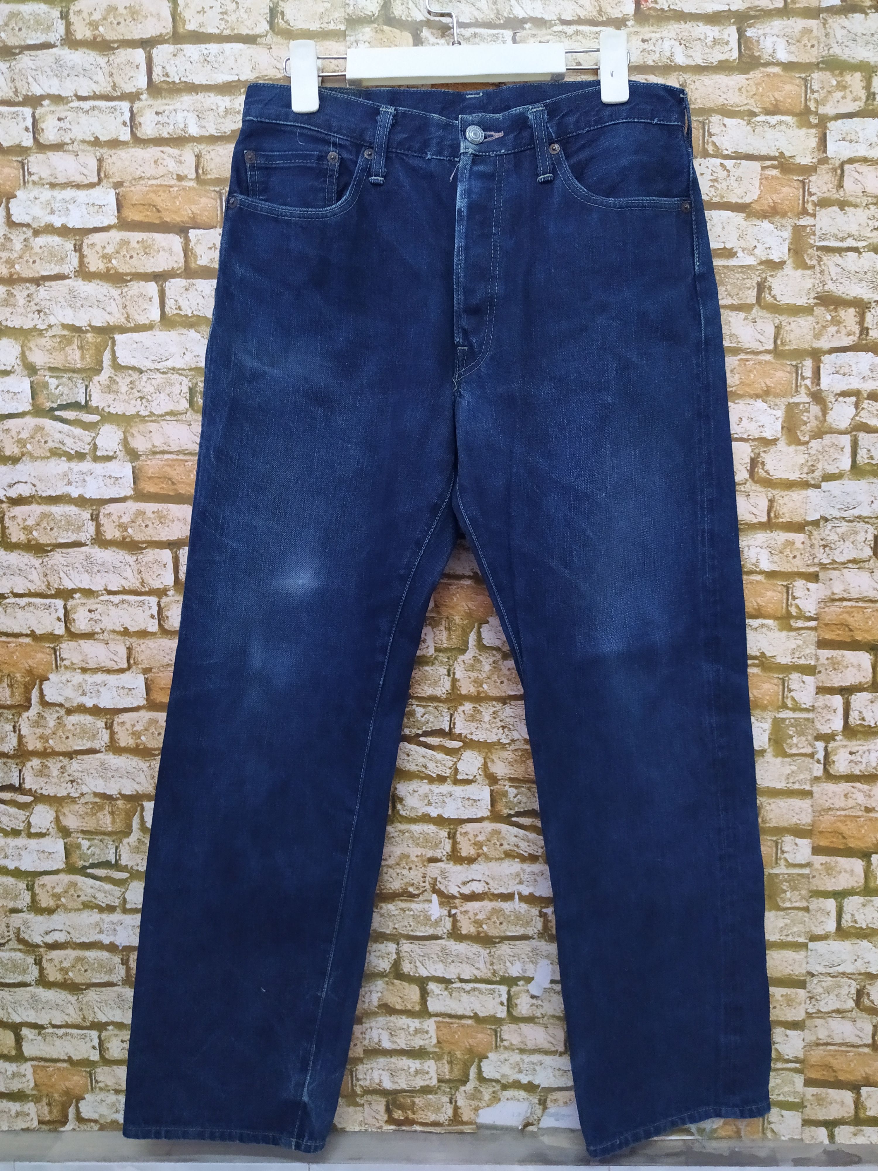 Japanese Brand RAGEBLUE x KAPITAL INDIGO BLUE DENIM SELVEDGE JAPAN (B884) Size US 30 / EU 46 - 4 Thumbnail
