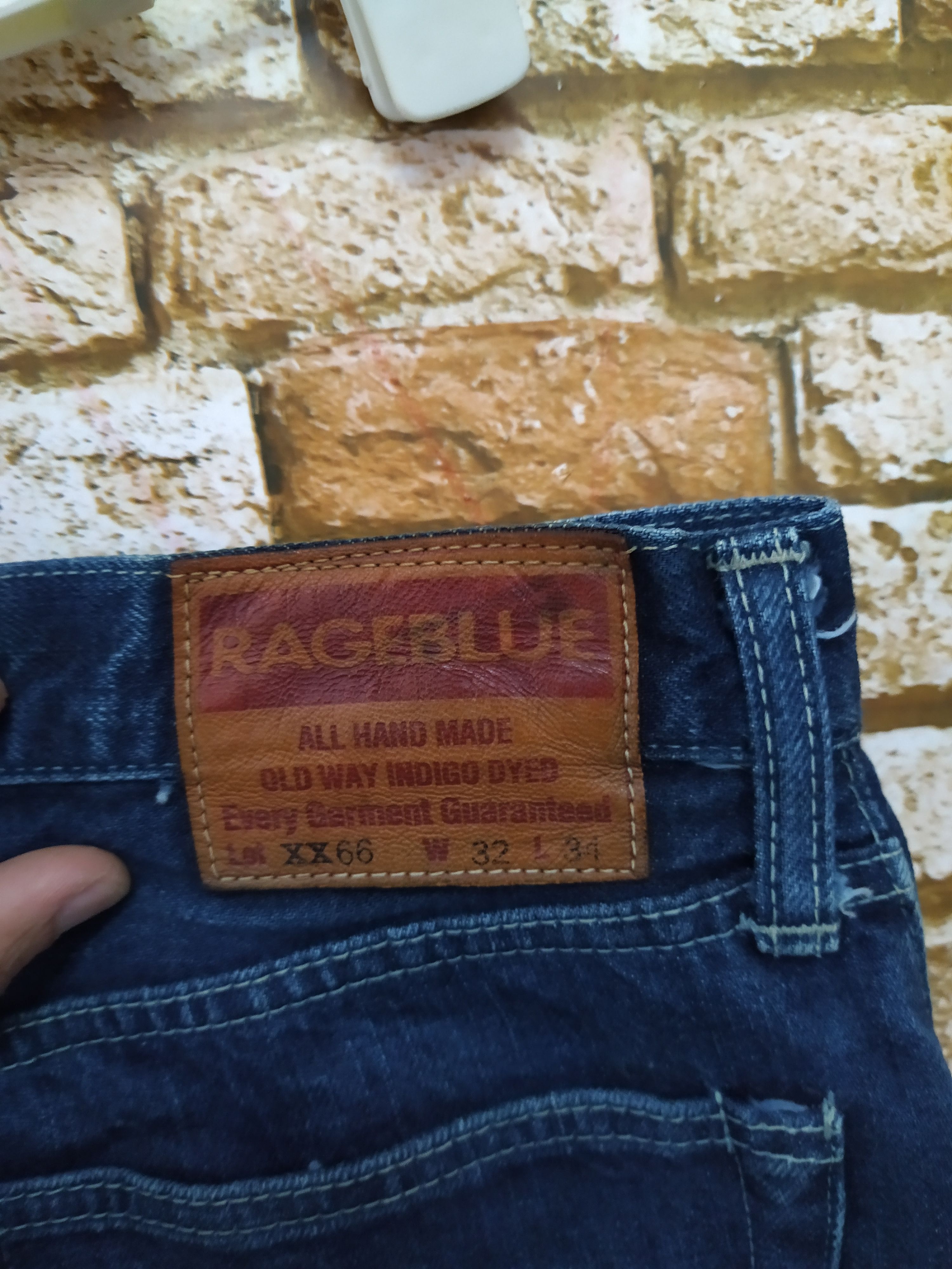 Japanese Brand RAGEBLUE x KAPITAL INDIGO BLUE DENIM SELVEDGE JAPAN (B884) Size US 30 / EU 46 - 3 Thumbnail