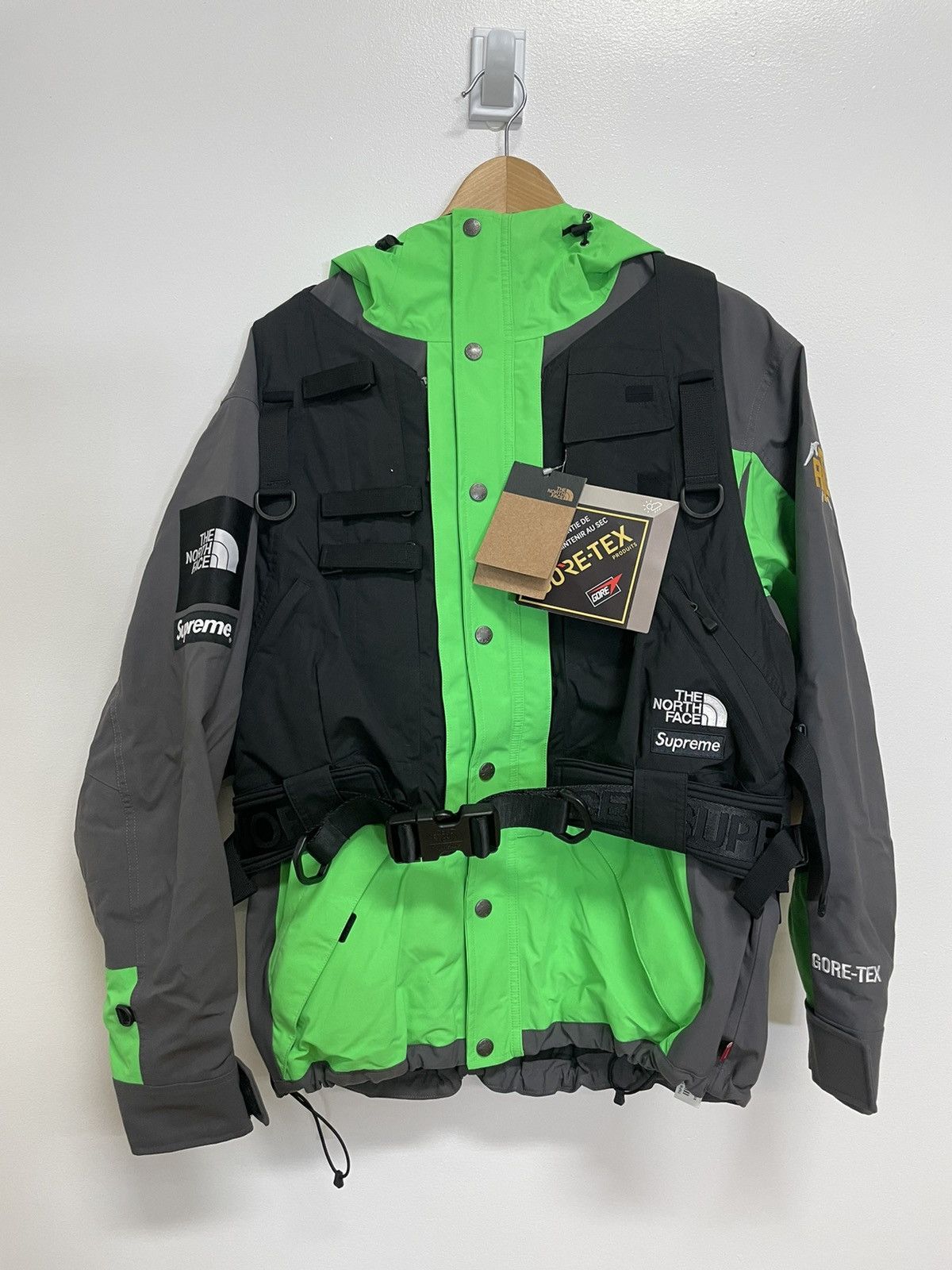 Size xl Supreme x The North Face RTG Jacket + Vest 'Bright Green'