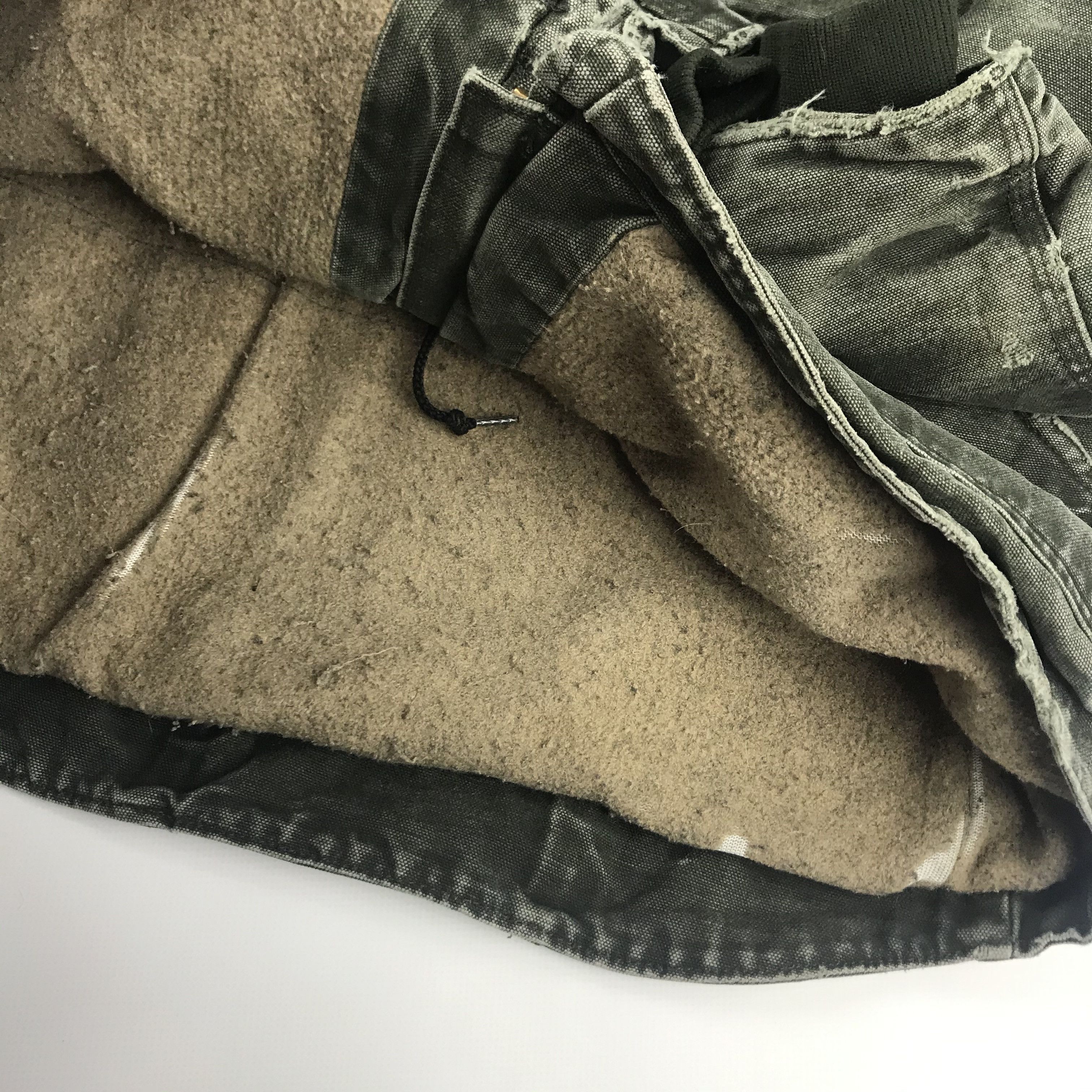 Carhartt × Vintage INSANE Vintage CARHARTT Faded Olive Jacket w Corduroy Collar Size US M / EU 48-50 / 2 - 8 Thumbnail