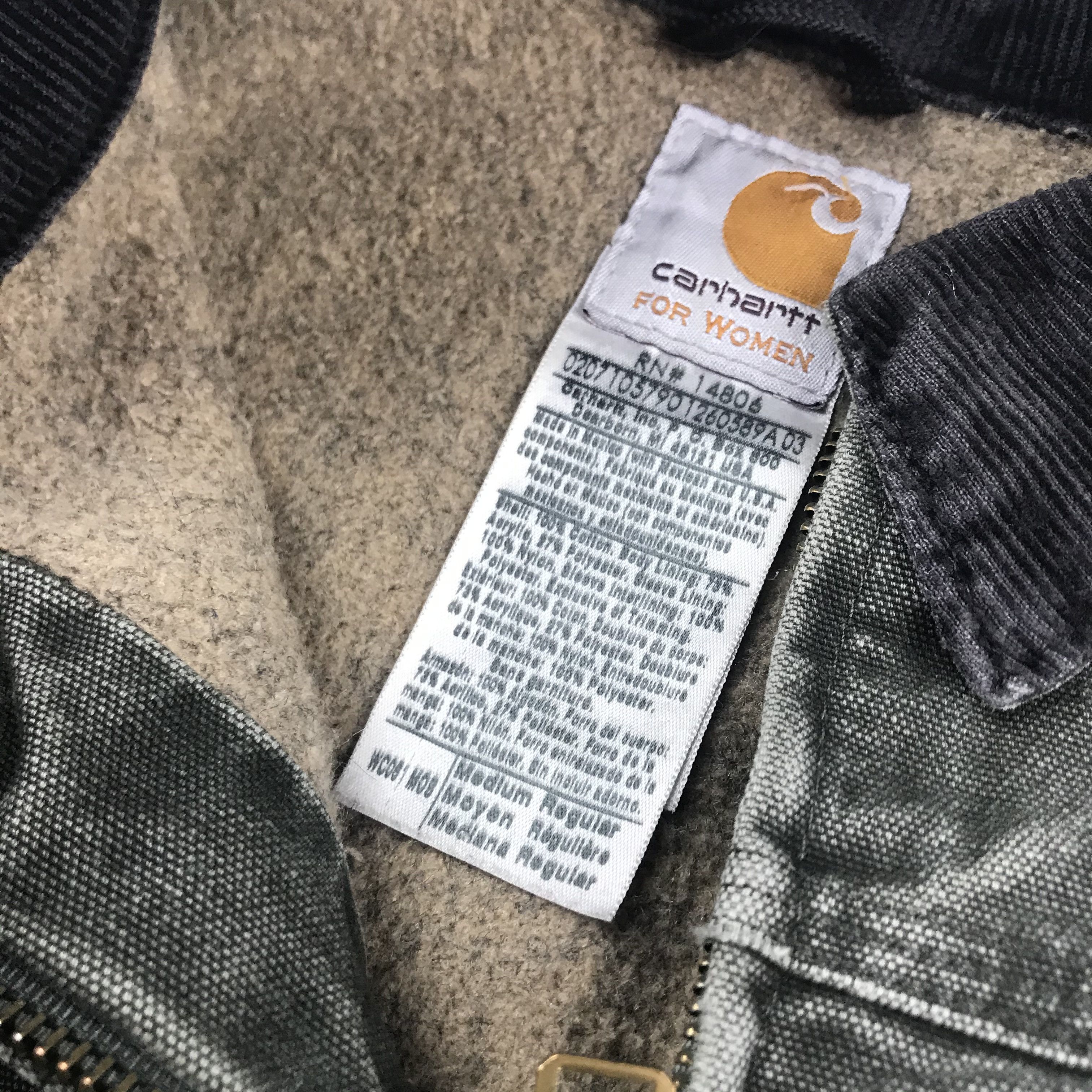 Carhartt × Vintage INSANE Vintage CARHARTT Faded Olive Jacket w Corduroy Collar Size US M / EU 48-50 / 2 - 4 Thumbnail
