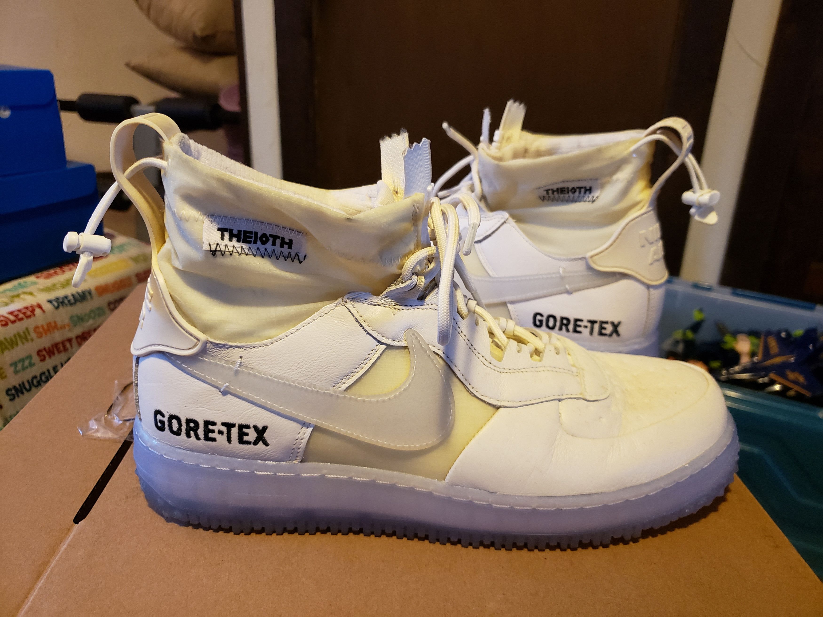 Goretex × Nike Nike Air Force 1 Gore-tex High Phantom White | Grailed