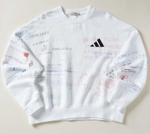 Yeezy hot sale handwriting sweatshirt