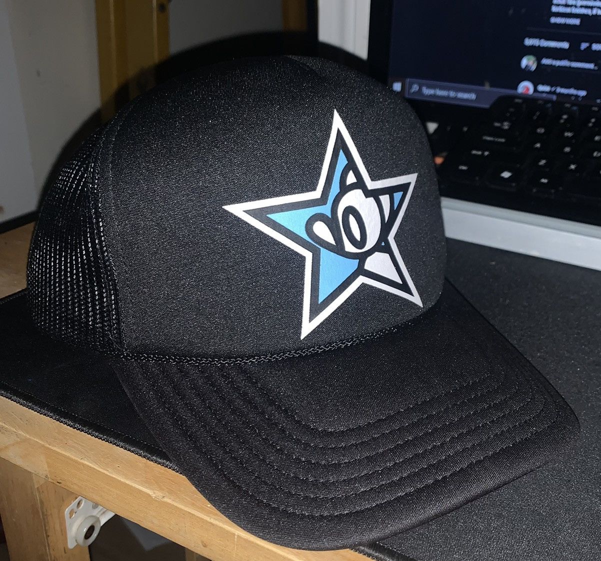image of Father Steve Star Mouse Trucker Hat in Blue, Men's