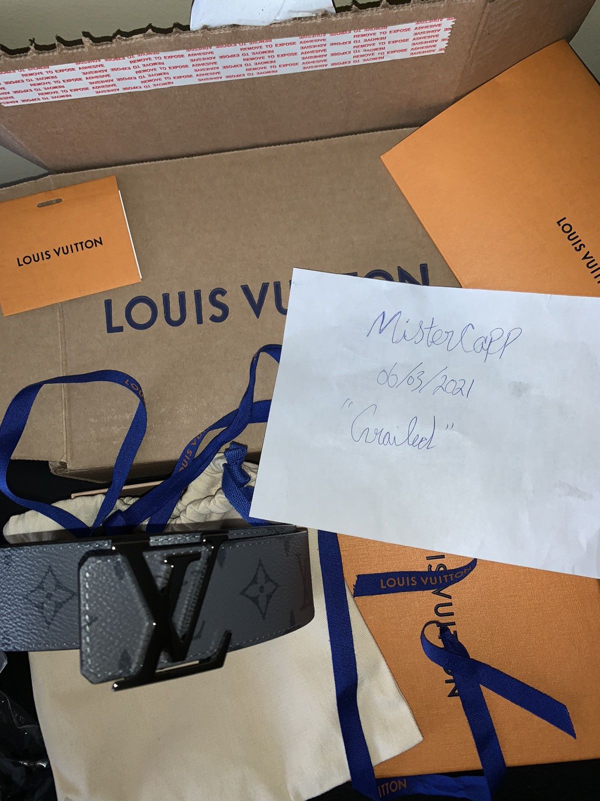 Louis Vuitton LV Initial Reversible Belt 40MM Size 36 - 9 Thumbnail