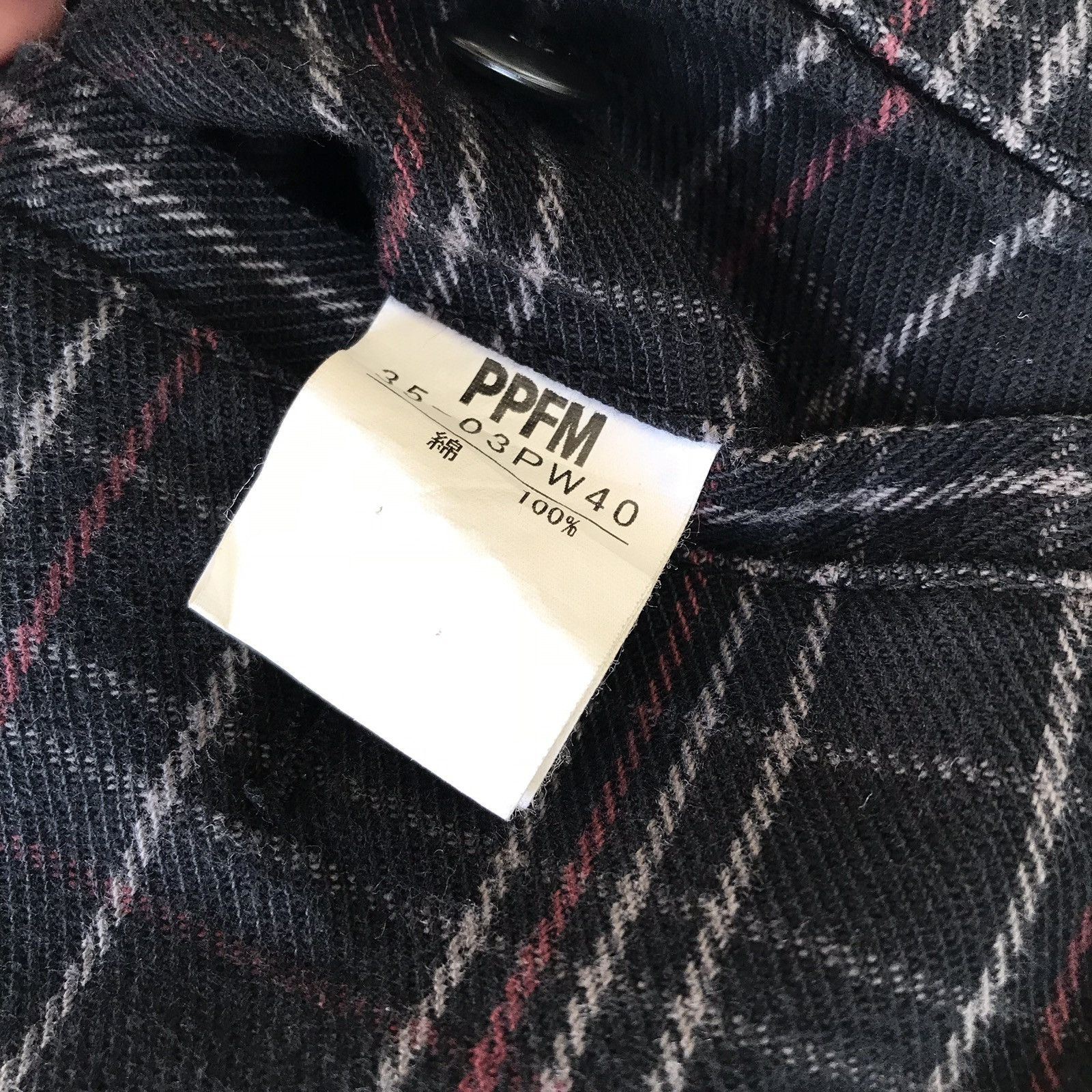 Japanese Brand Japan Branded PPFM Plaid Checked Cargo Pockets Pant Size US 31 - 8 Thumbnail