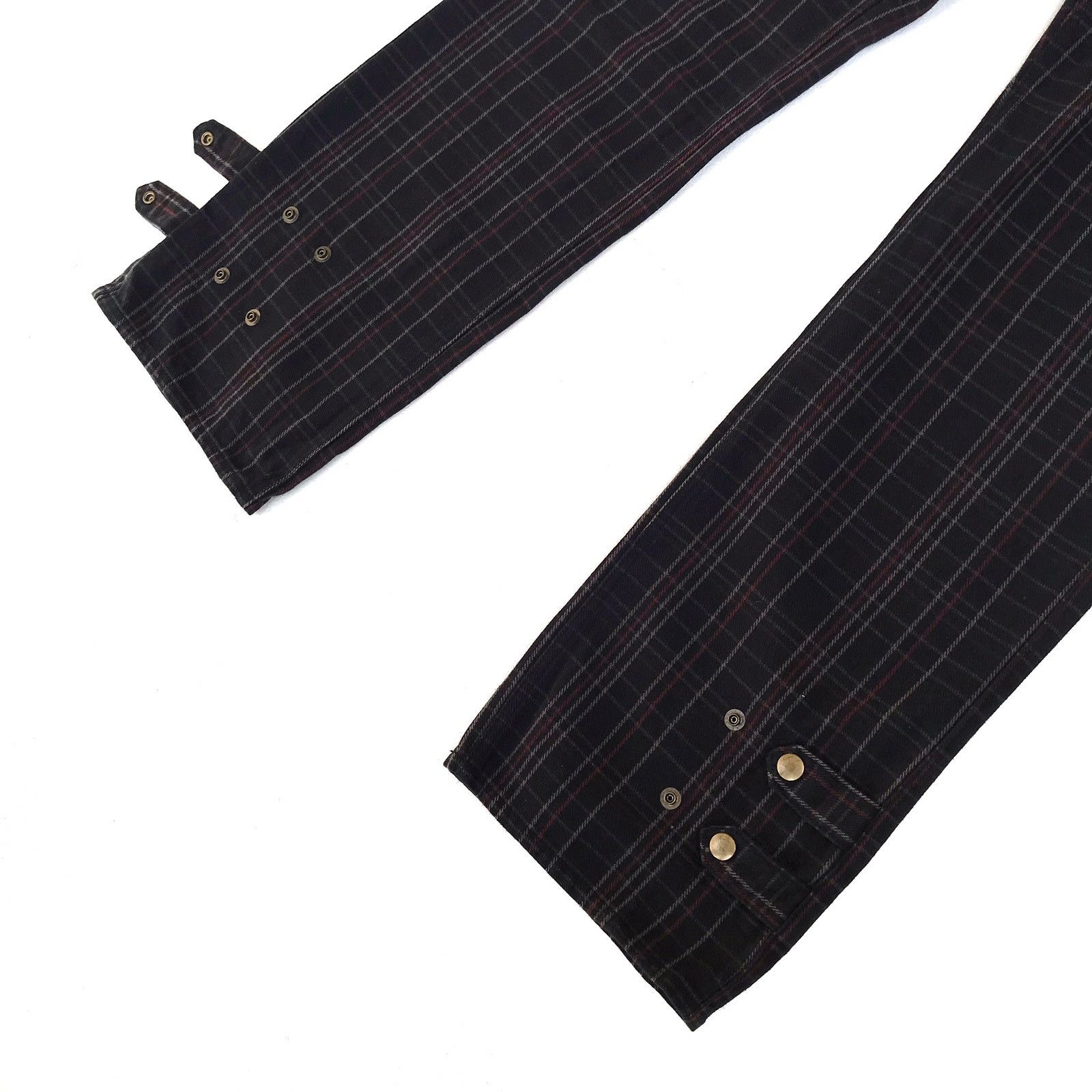 Japanese Brand Japan Branded PPFM Plaid Checked Cargo Pockets Pant Size US 31 - 4 Thumbnail