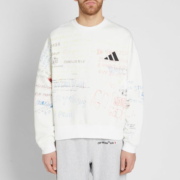 Yeezy scribble sweatshirt sale