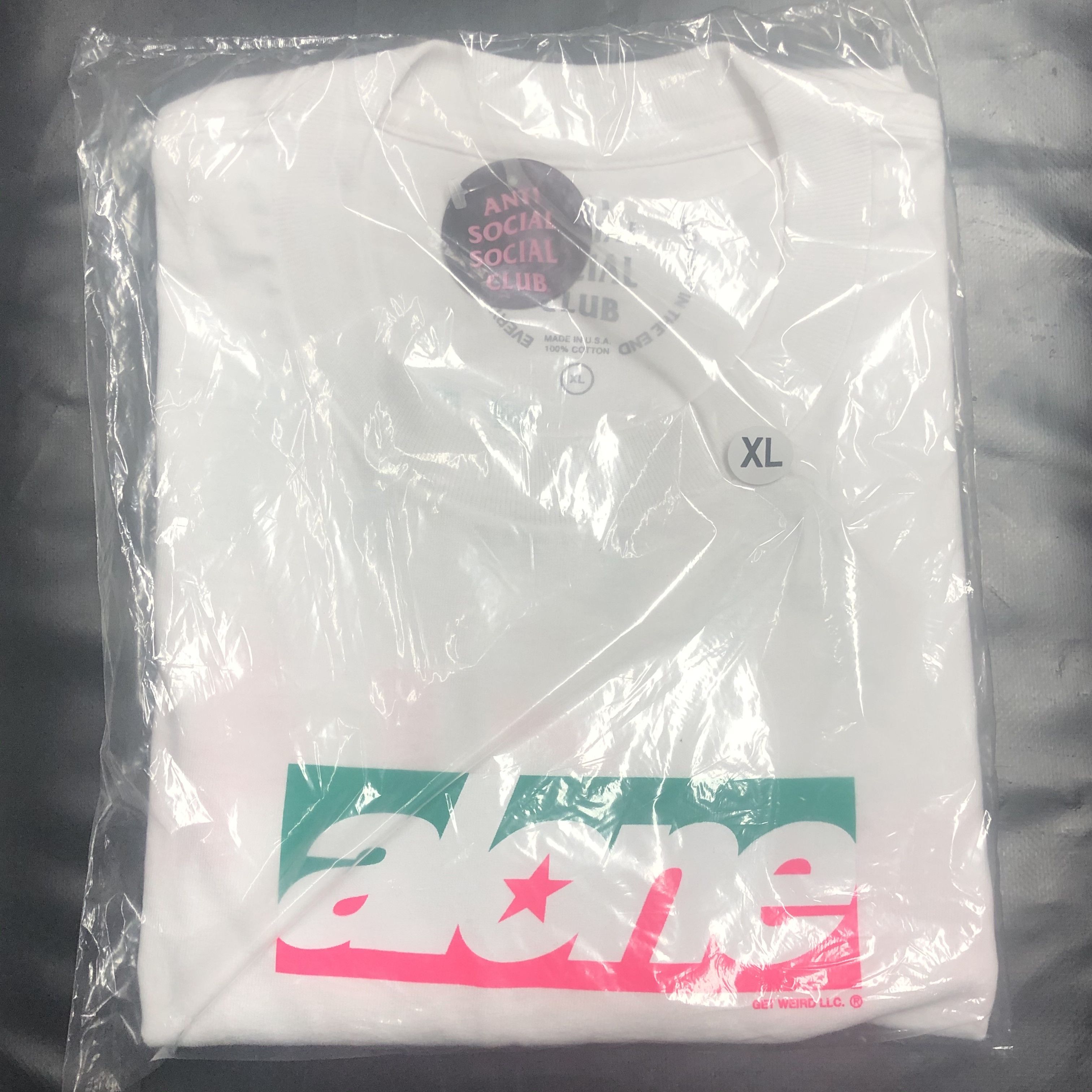 Anti Social Social Club DS ASSS Alone Forever and Ever White Tee FTP FOG BAPE KITH Size US XL / EU 56 / 4 - 3 Thumbnail