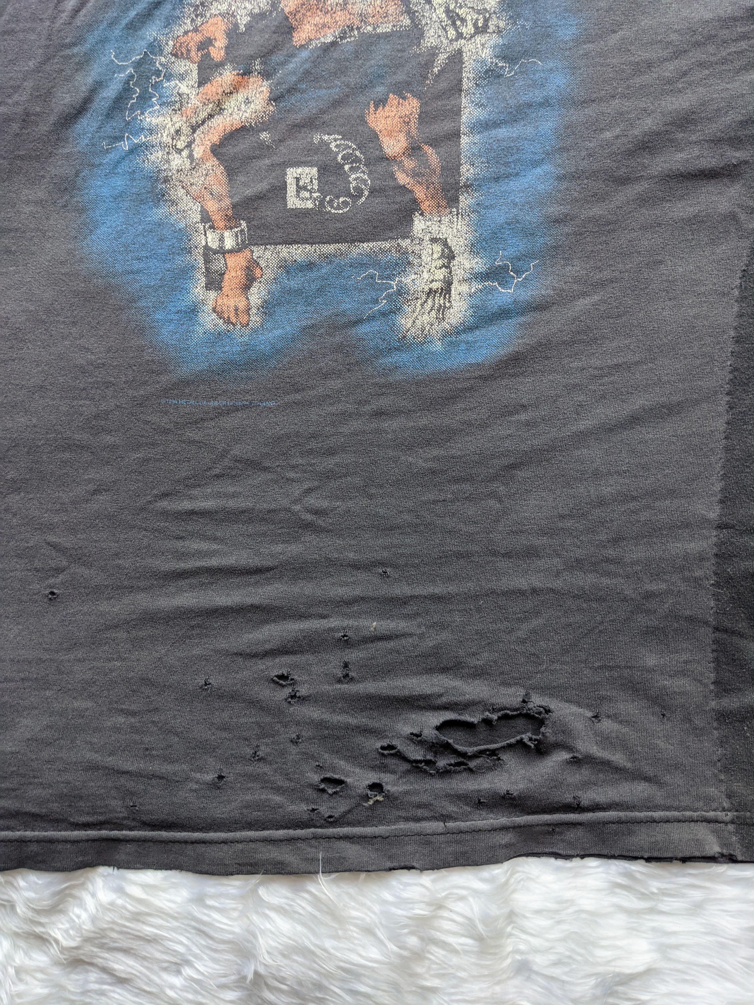 Band Tees × Metallica × Vintage Vintage 1994 distressed METALICCA Ride The Lighting Size US XL / EU 56 / 4 - 7 Thumbnail