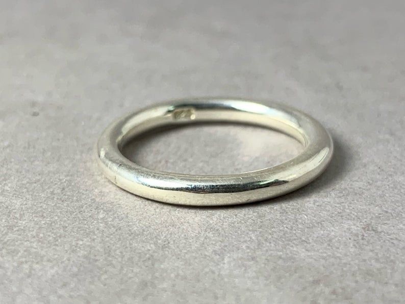 Handmade Spinner Ring, Simple Band Ring, Silver Band Ring, Size ONE SIZE - 1 Thumbnail