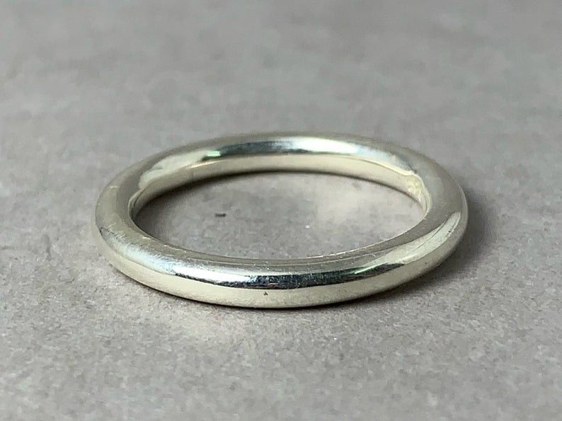 Handmade Spinner Ring, Simple Band Ring, Silver Band Ring, Size ONE SIZE - 4 Thumbnail
