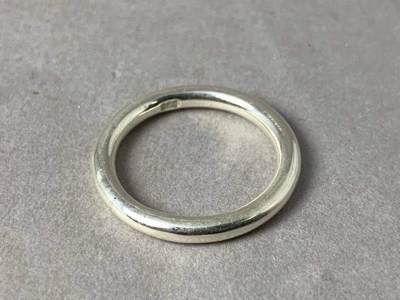 Handmade Spinner Ring, Simple Band Ring, Silver Band Ring, Size ONE SIZE - 3 Thumbnail