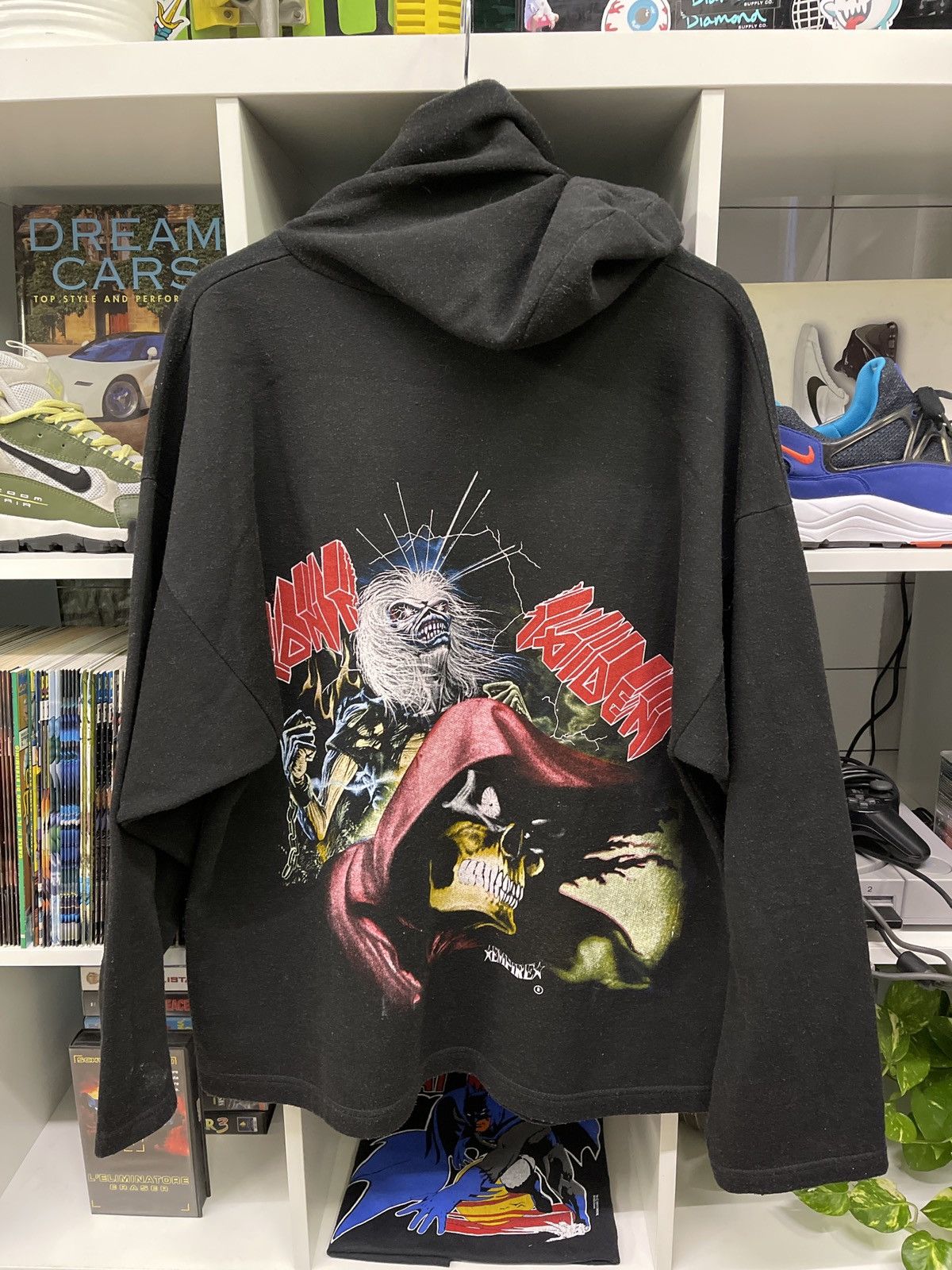 Band Tees × Iron Maiden × Vintage Vintage Iron Maiden Hoodie Size US XL / EU 56 / 4 - 3 Thumbnail