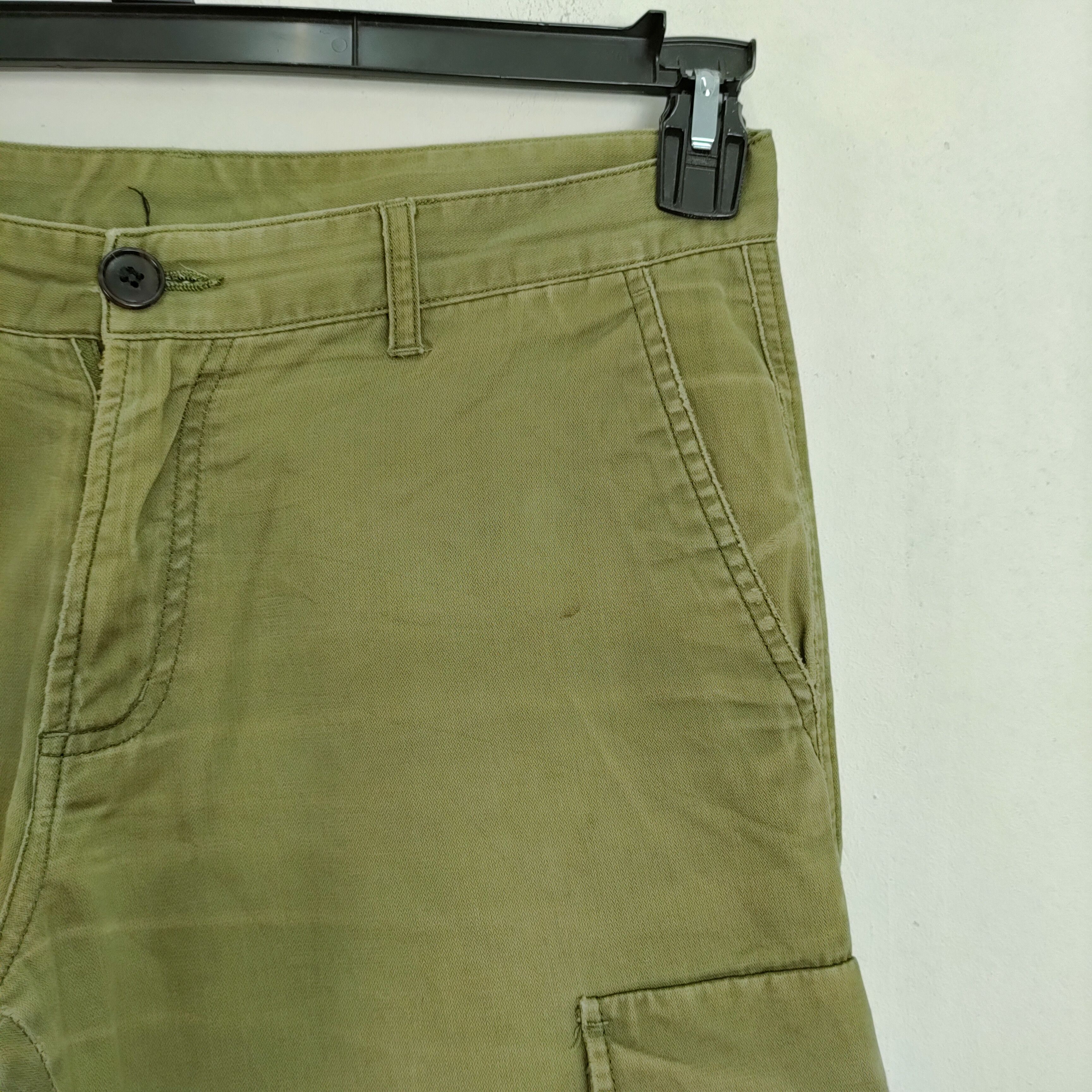 Japanese Brand × Takeo Kikuchi TEKEO KIKUCHI FADED CARGO PANTS DEMAGE KNEE Size US 30 / EU 46 - 5 Thumbnail