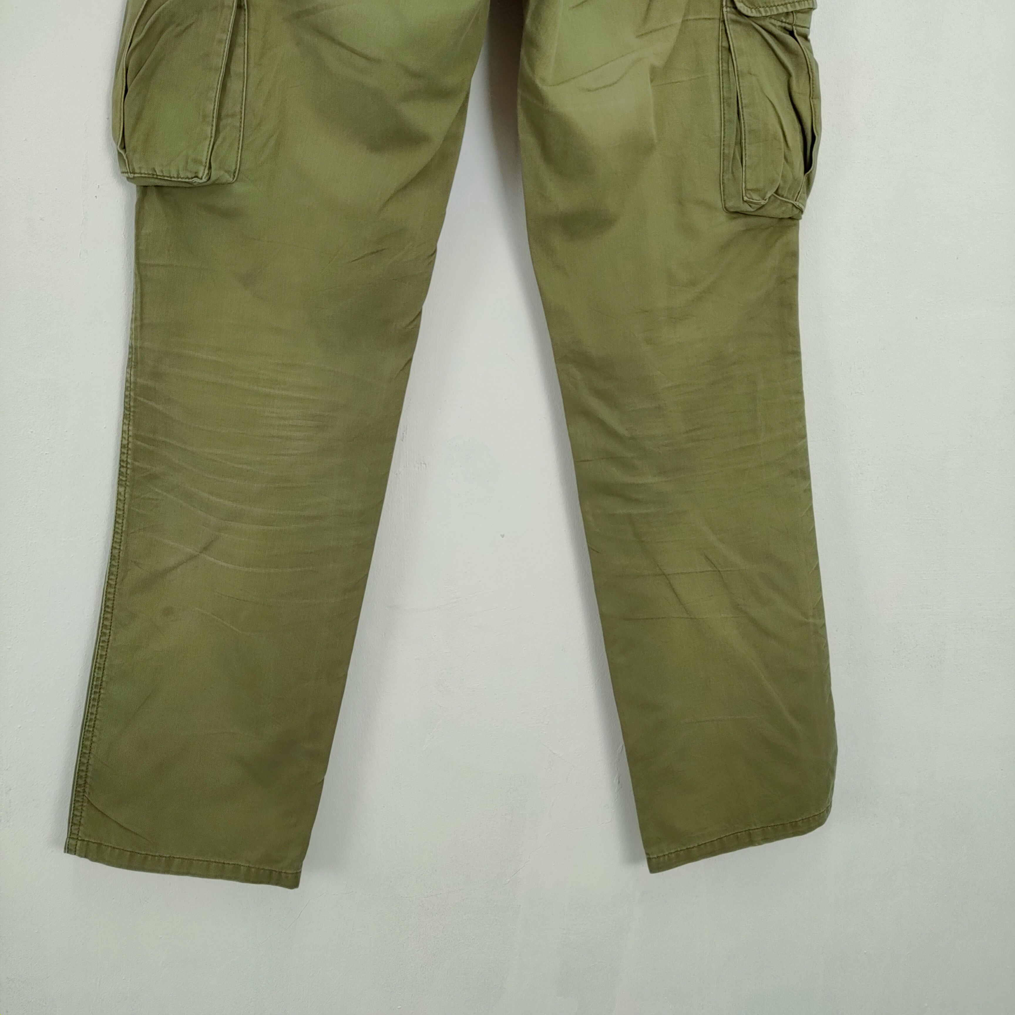 Japanese Brand × Takeo Kikuchi TEKEO KIKUCHI FADED CARGO PANTS DEMAGE KNEE Size US 30 / EU 46 - 10 Thumbnail