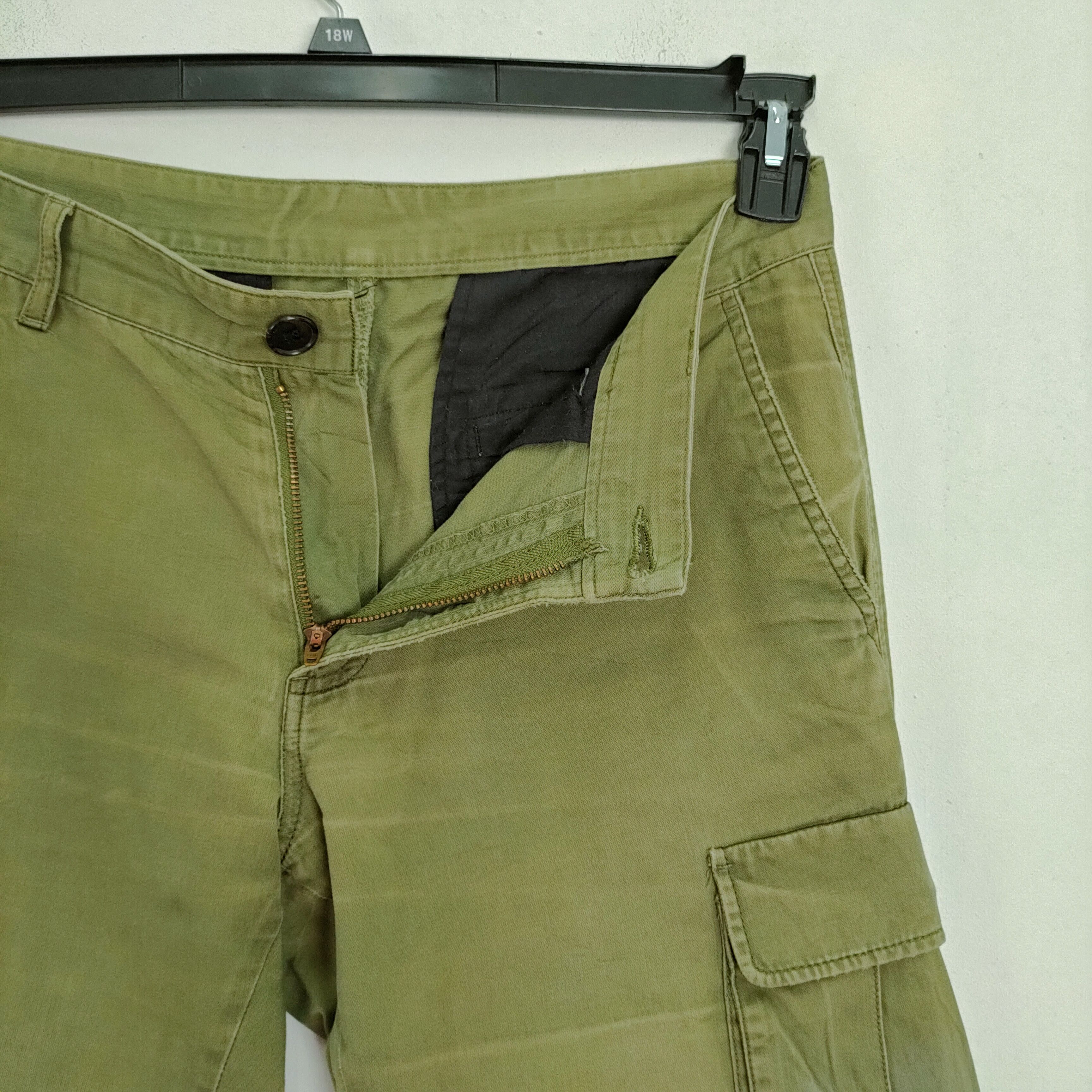 Japanese Brand × Takeo Kikuchi TEKEO KIKUCHI FADED CARGO PANTS DEMAGE KNEE Size US 30 / EU 46 - 7 Thumbnail