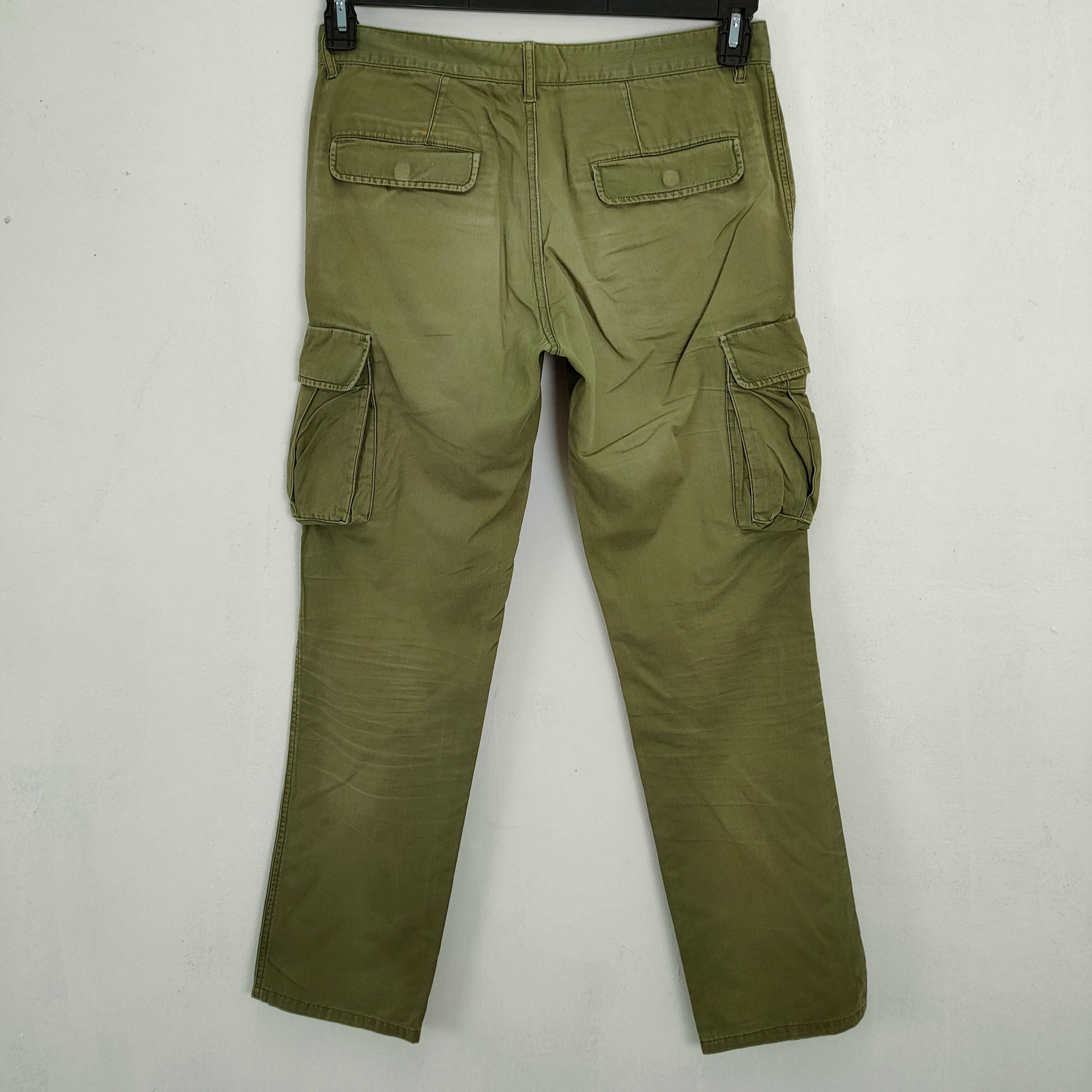 Japanese Brand × Takeo Kikuchi TEKEO KIKUCHI FADED CARGO PANTS DEMAGE KNEE Size US 30 / EU 46 - 8 Thumbnail