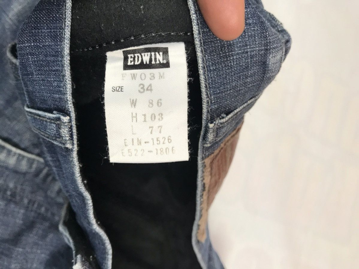 Edwin denim soft cotton inside