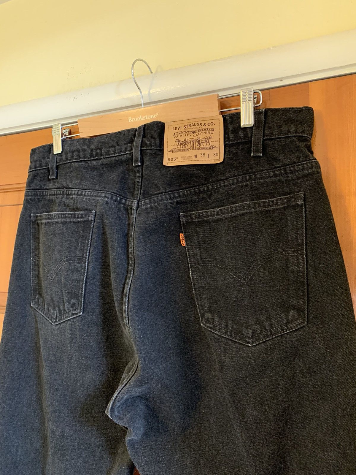 Levi's × Levi's Vintage Clothing × Vintage *RARE* VINTAGE Levi’s Orange Tab 505 Denim Jeans - 36 Size US 36 / EU 52 - 4 Thumbnail