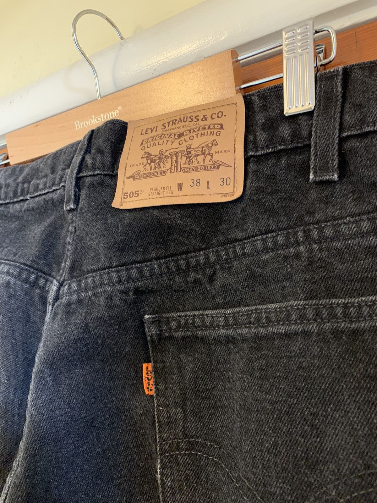 Levi's × Levi's Vintage Clothing × Vintage *RARE* VINTAGE Levi’s Orange Tab 505 Denim Jeans - 36 Size US 36 / EU 52 - 5 Thumbnail