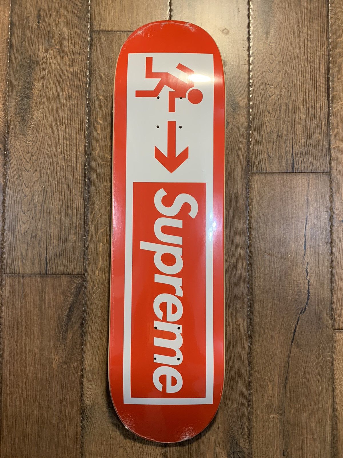 Supreme Supreme Exit Skateboard Deck Red 8.25 | Grailed