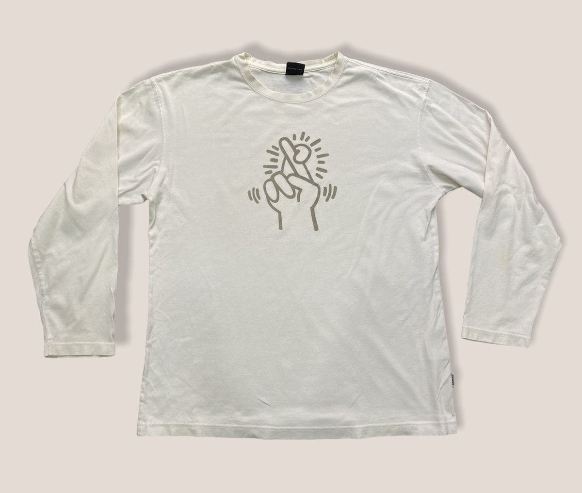 Keith Haring × Vintage keith haring 90s long sleeve pop art shirt Size US L / EU 52-54 / 3 - 1 Thumbnail