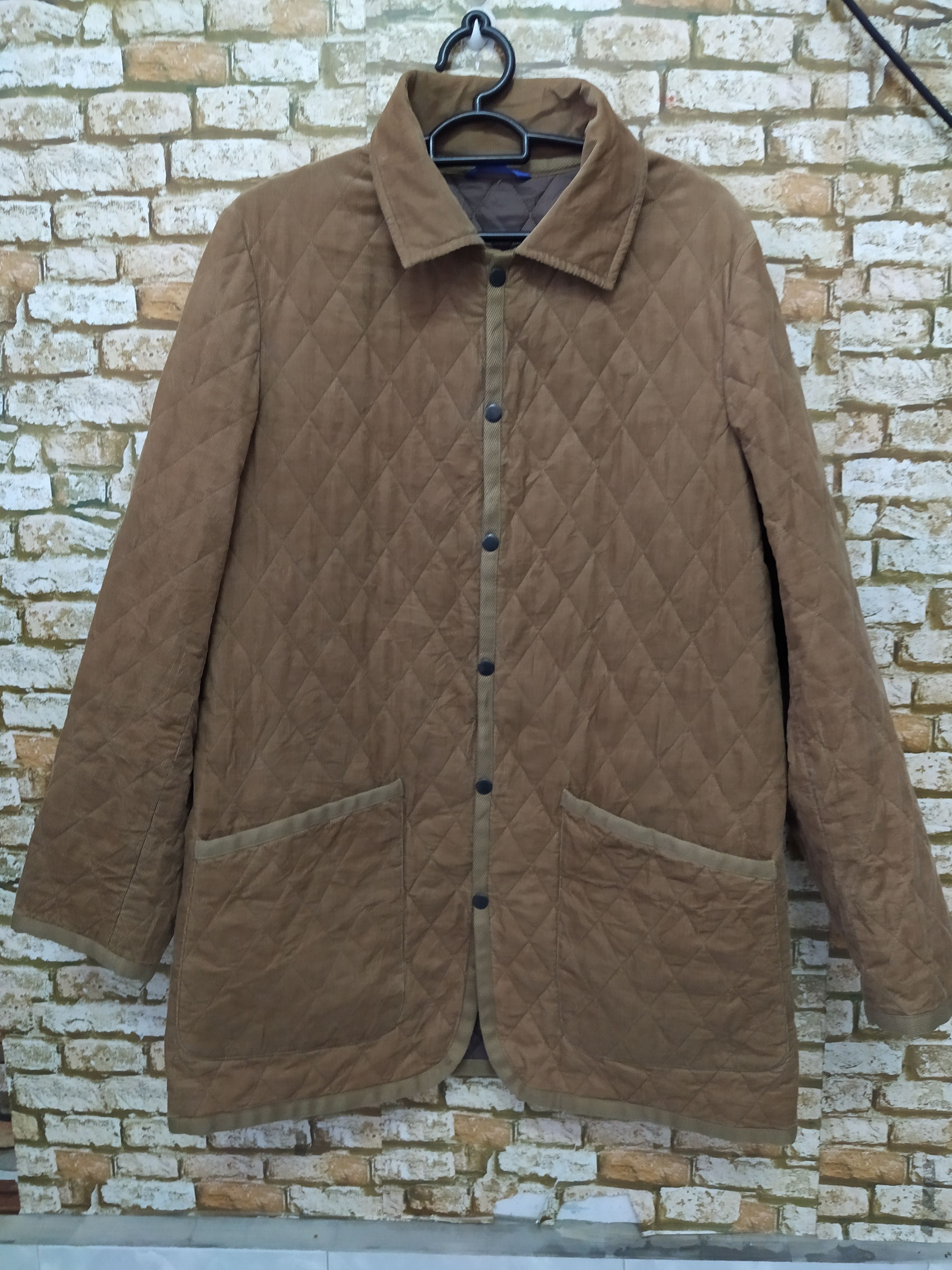 Paul Smith PAUL SMITH QUILTED JACKET MID-LONG CUDROUY (B889) Size US L / EU 52-54 / 3 - 7 Thumbnail