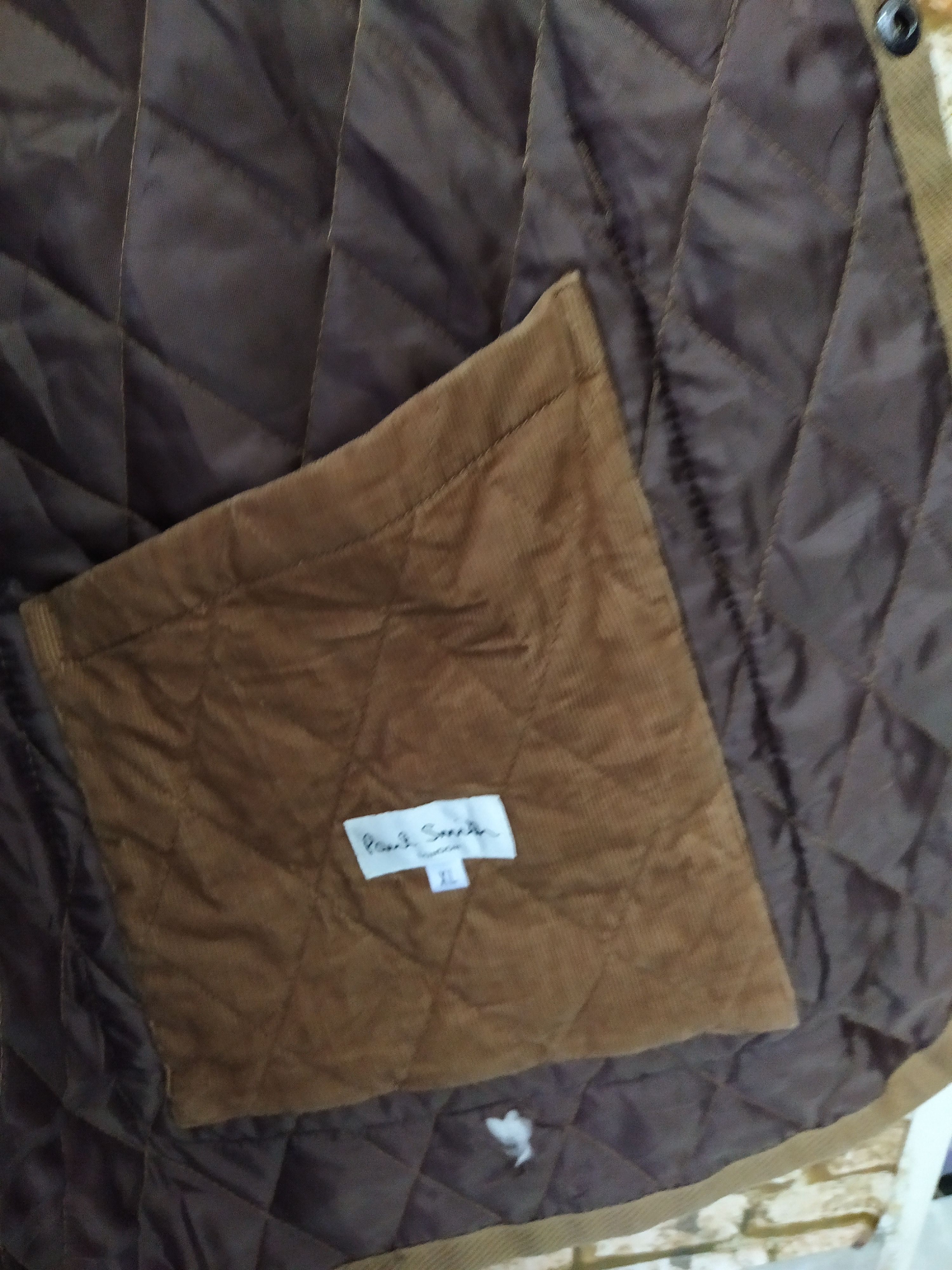 Paul Smith PAUL SMITH QUILTED JACKET MID-LONG CUDROUY (B889) Size US L / EU 52-54 / 3 - 3 Thumbnail