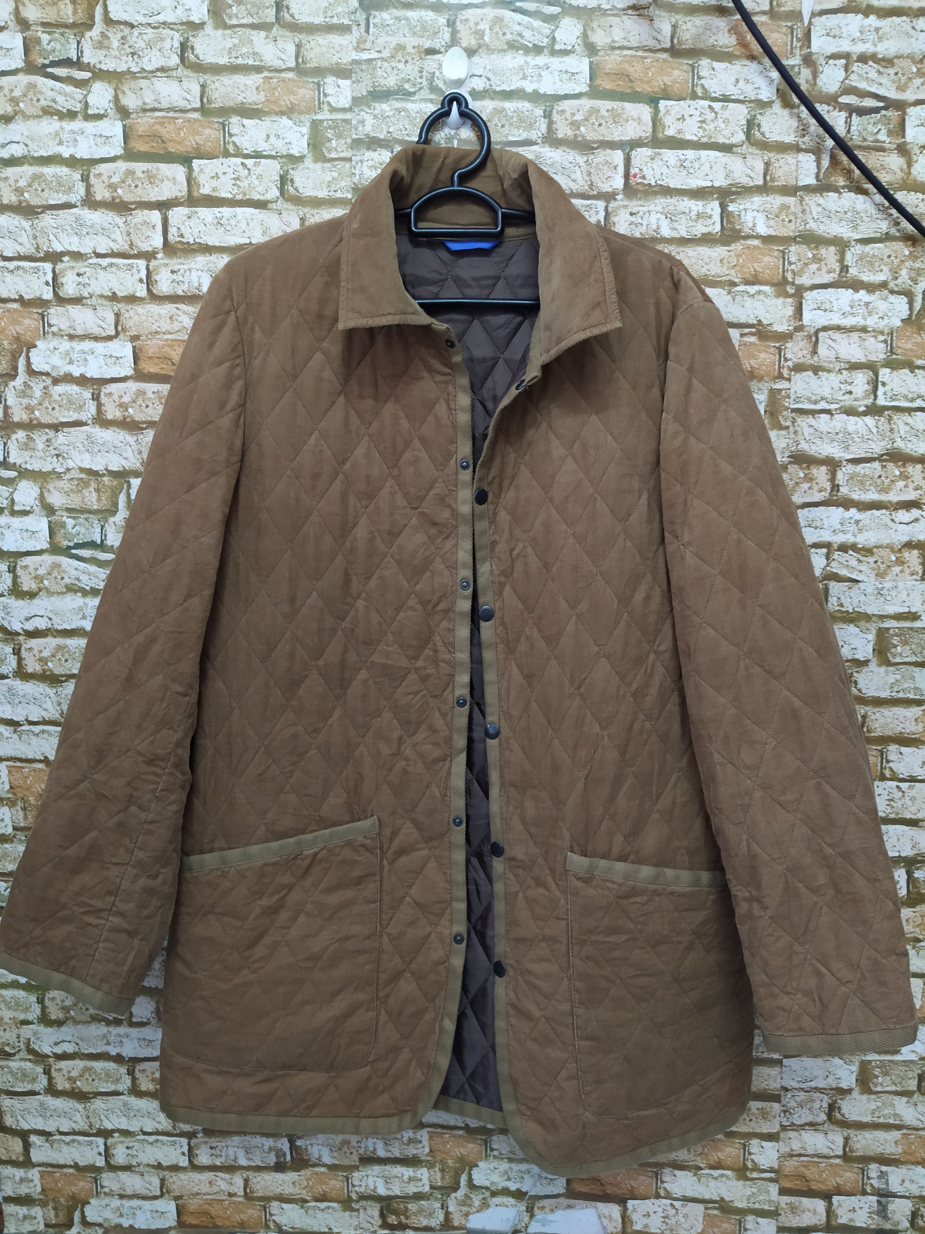 Paul Smith PAUL SMITH QUILTED JACKET MID-LONG CUDROUY (B889) Size US L / EU 52-54 / 3 - 1 Thumbnail