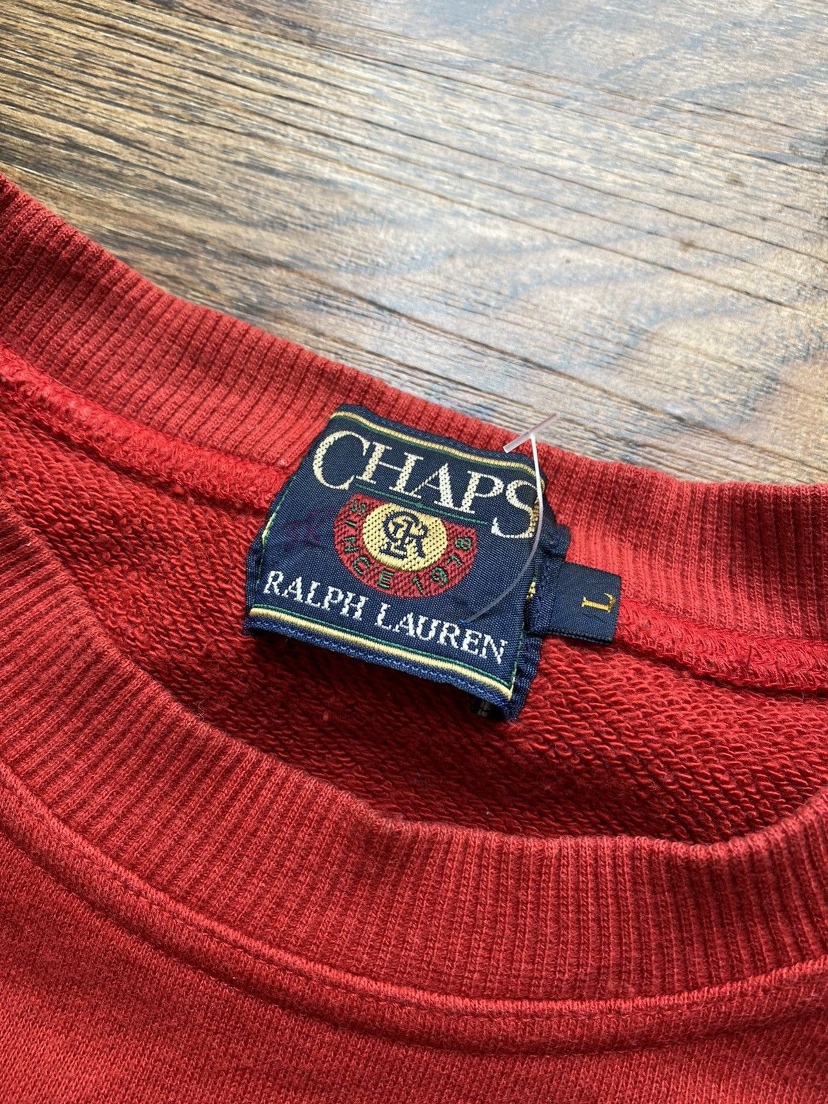 Chaps Vintage Chaps Ralph Lauren Sweatshirt Size US L / EU 52-54 / 3 - 3 Thumbnail