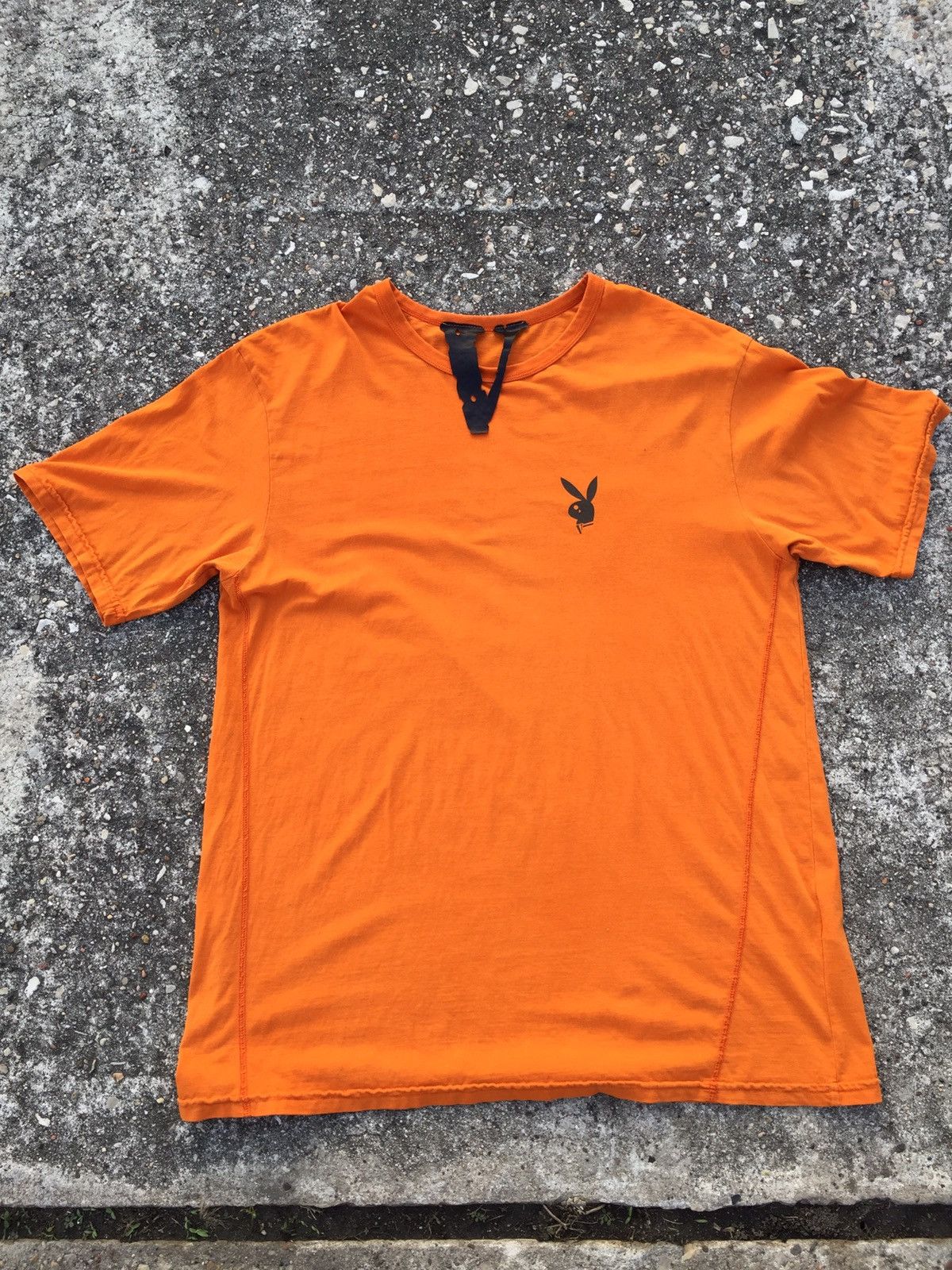 Vlone orange outlet tee