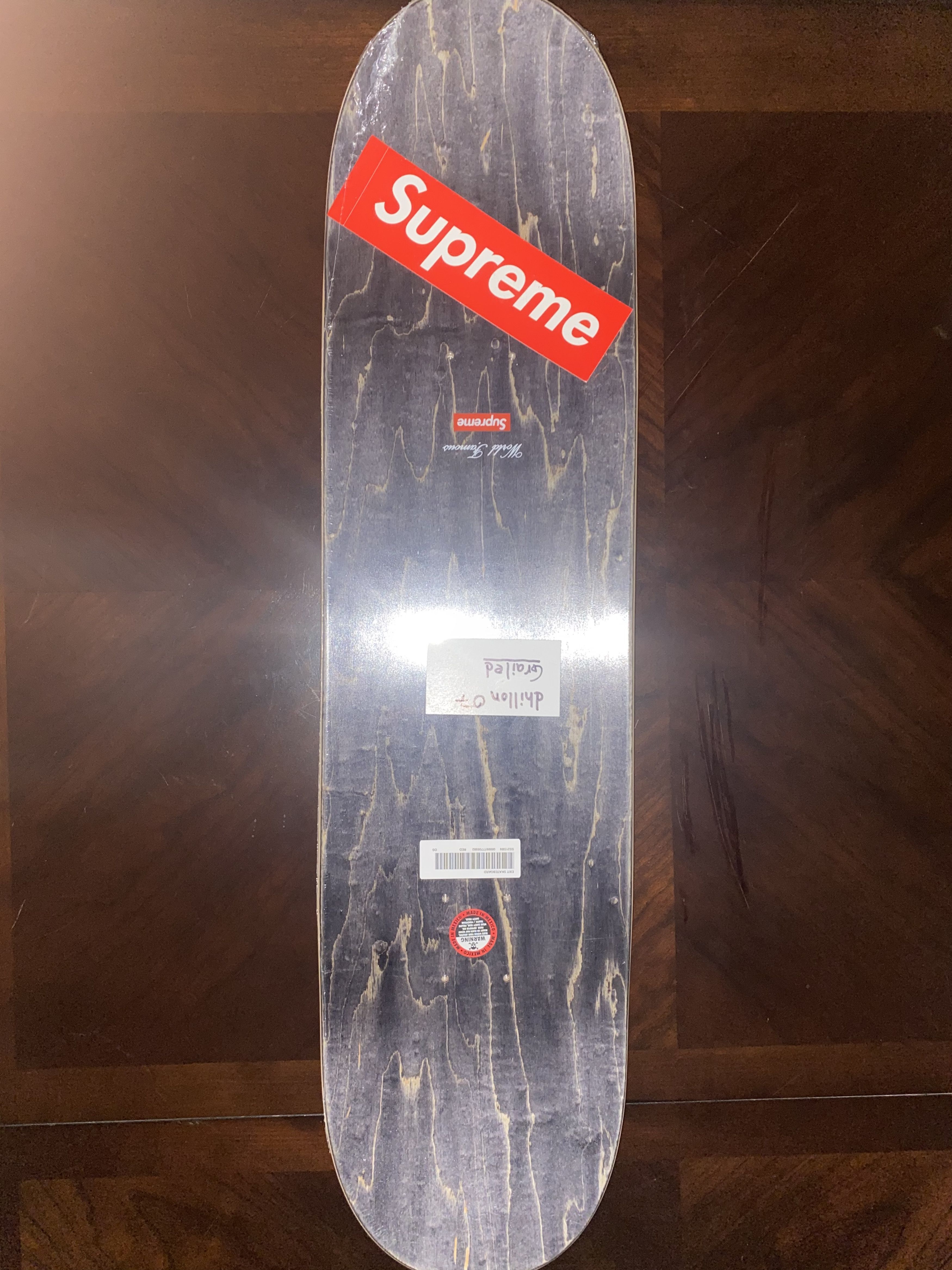 Supreme Supreme Exit Skateboard Deck Red SS21 | Grailed