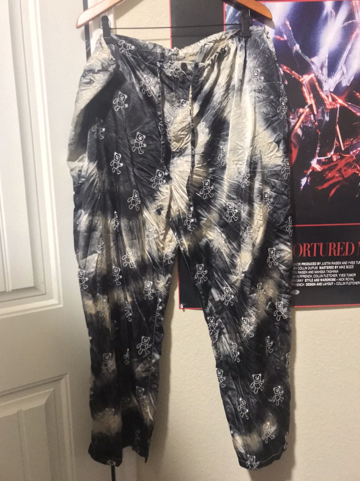 Doublet Doublet FW20 BNWT Bear Embroidery Tie-Dyeing Wide Pants 