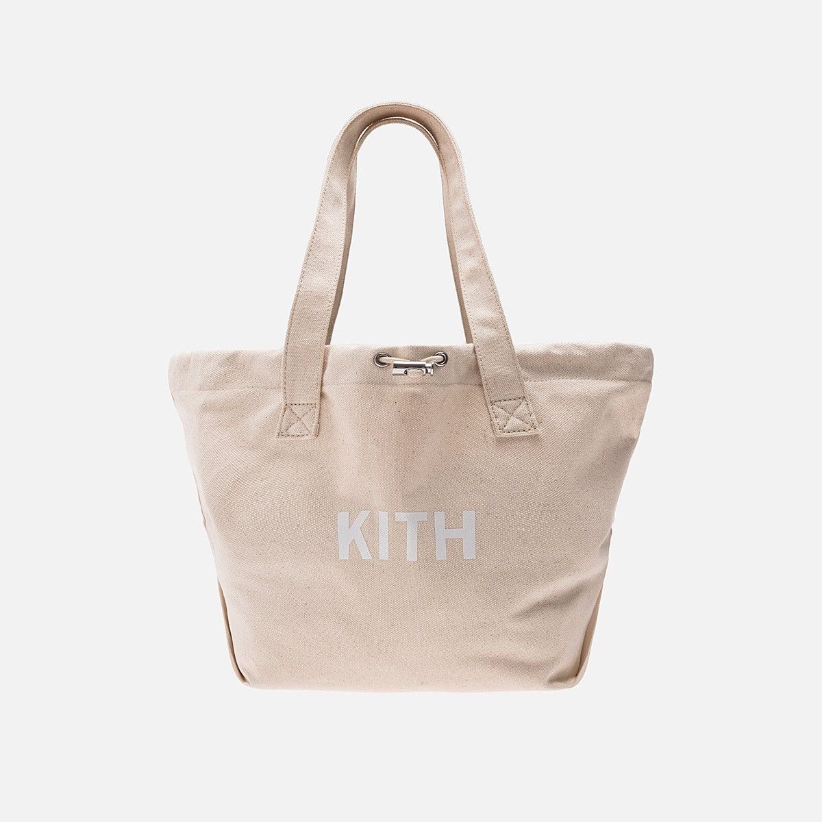 Nike NIKE x KITH Logo Printed Cotton Canvas Tote Bag