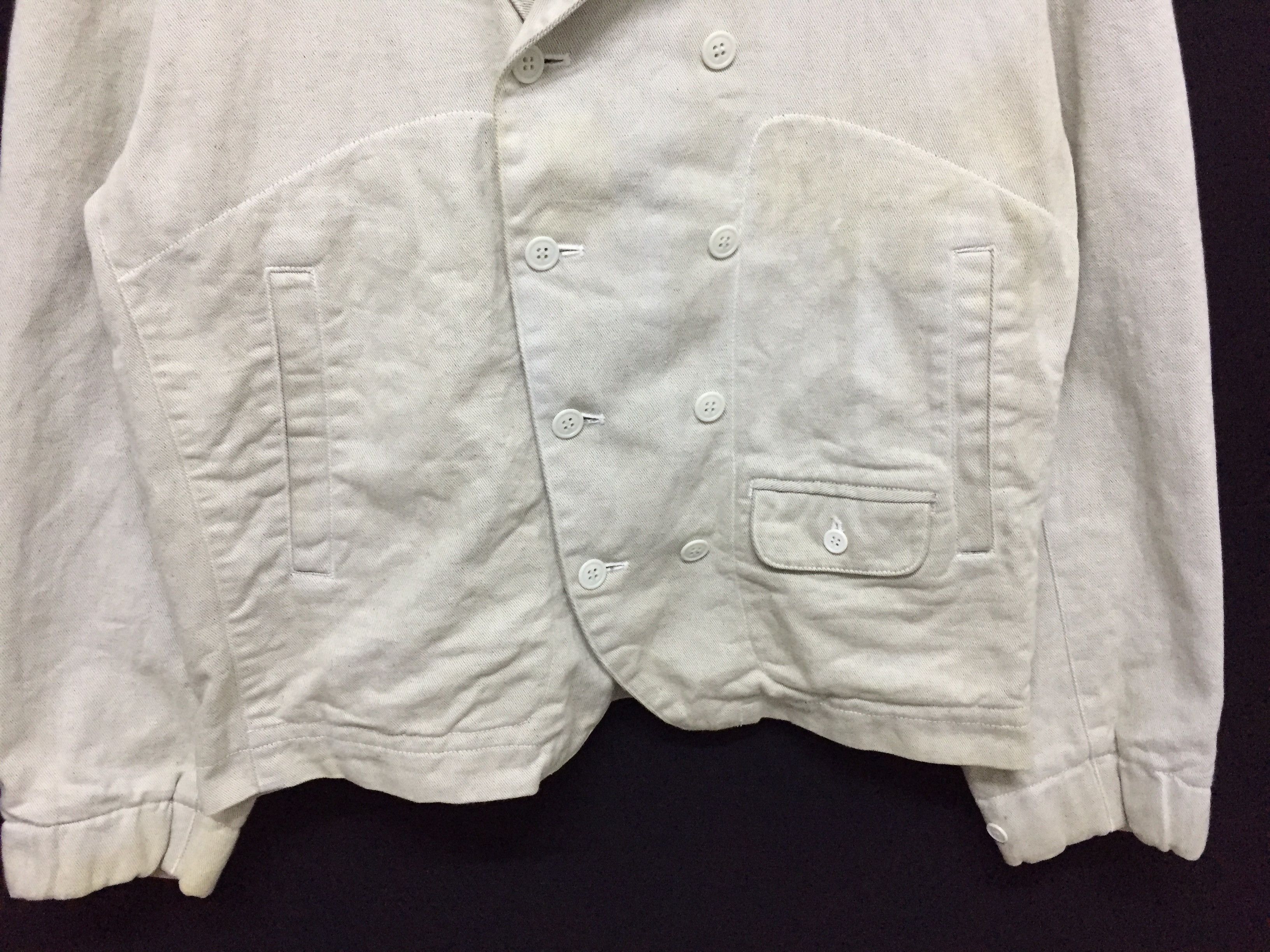 Yohji Yamamoto Y's double breasted Multibutton pocket canvas jacket Size US M / EU 48-50 / 2 - 5 Thumbnail