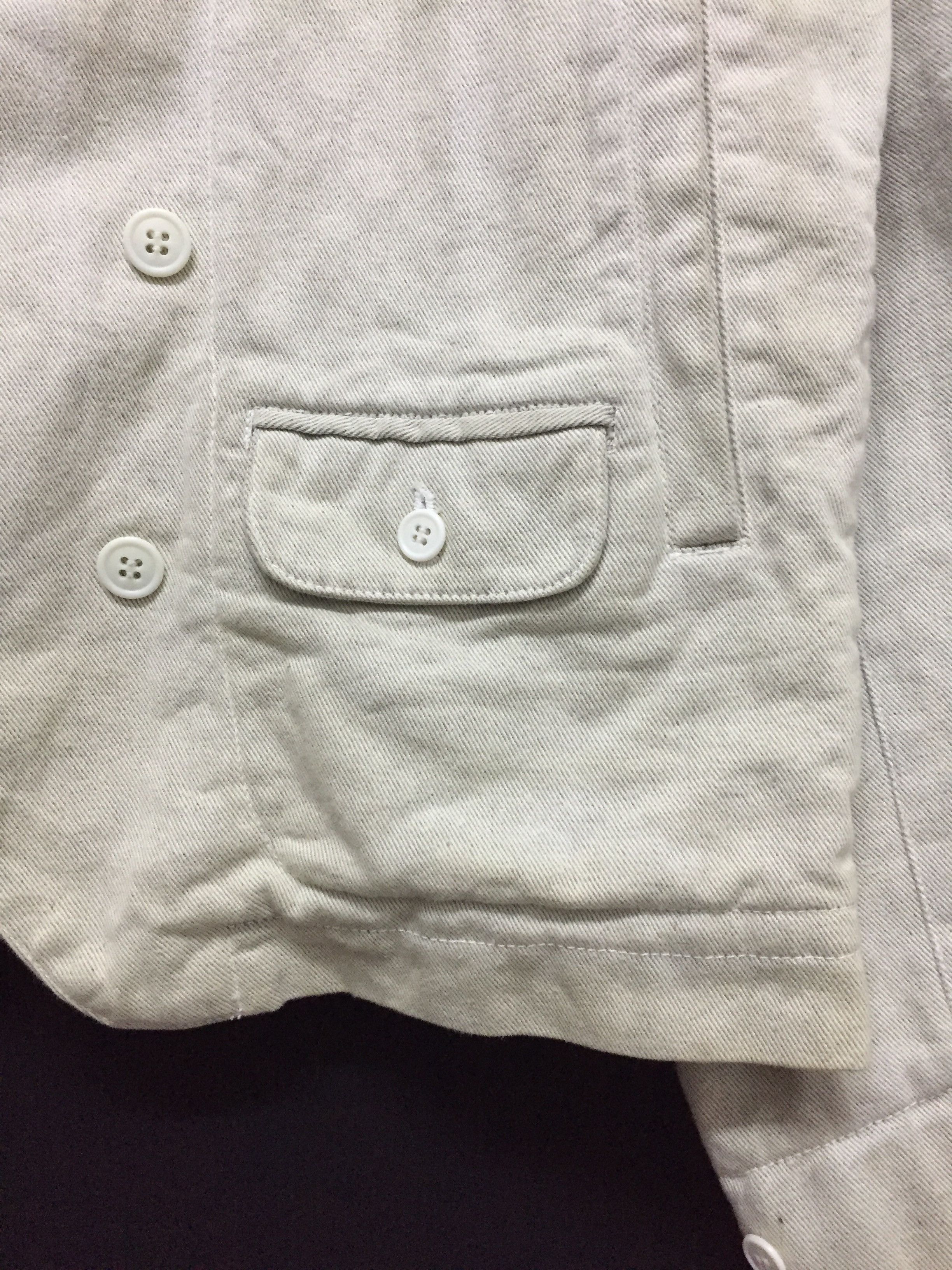 Yohji Yamamoto Y's double breasted Multibutton pocket canvas jacket Size US M / EU 48-50 / 2 - 7 Thumbnail