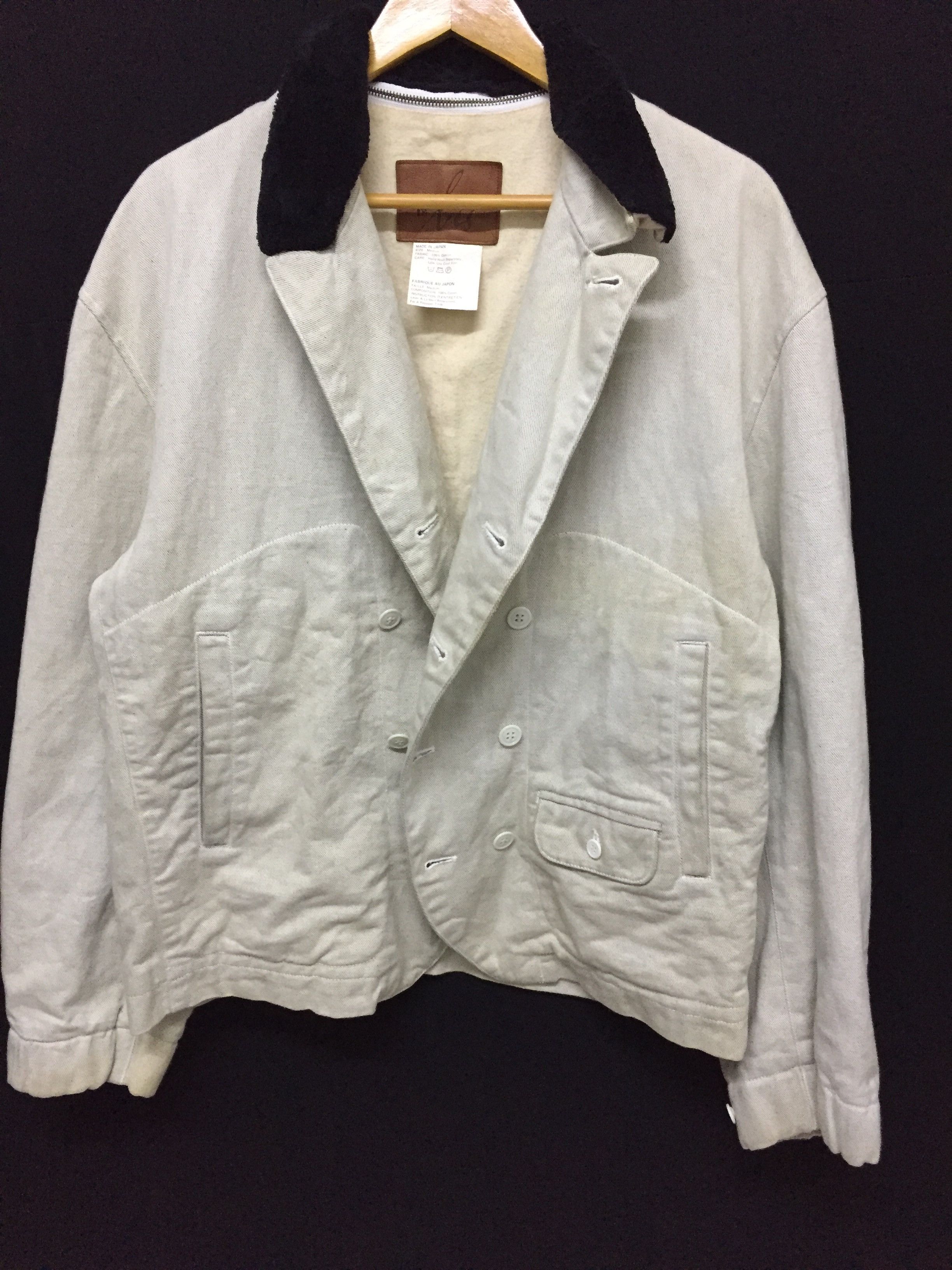 Yohji Yamamoto Y's double breasted Multibutton pocket canvas jacket Size US M / EU 48-50 / 2 - 3 Thumbnail