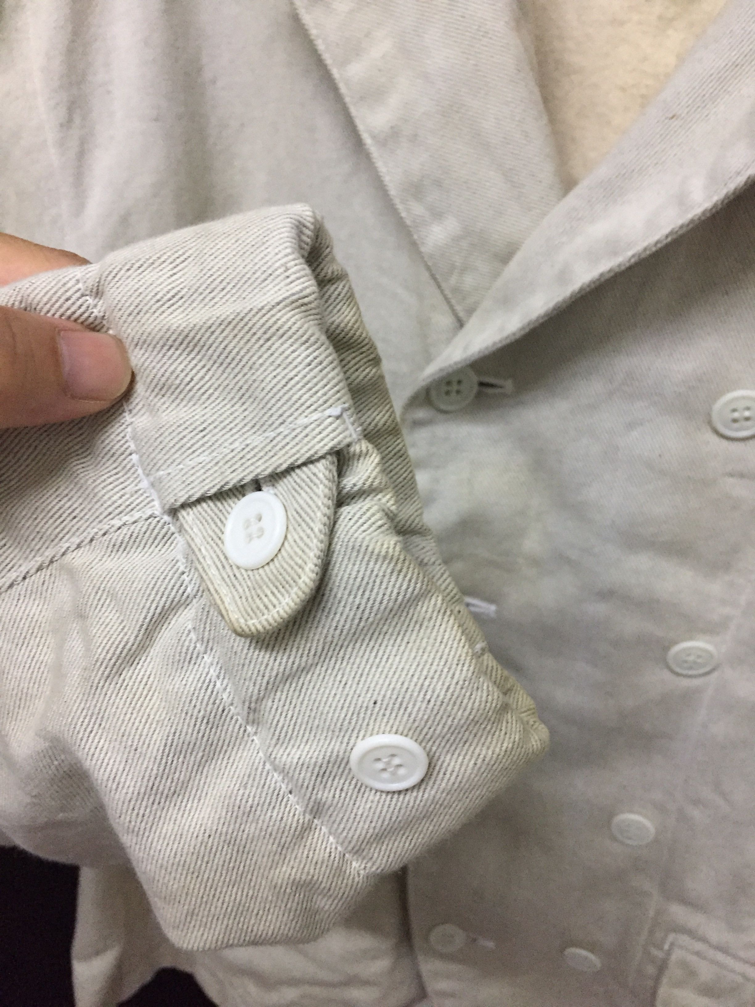 Yohji Yamamoto Y's double breasted Multibutton pocket canvas jacket Size US M / EU 48-50 / 2 - 9 Thumbnail