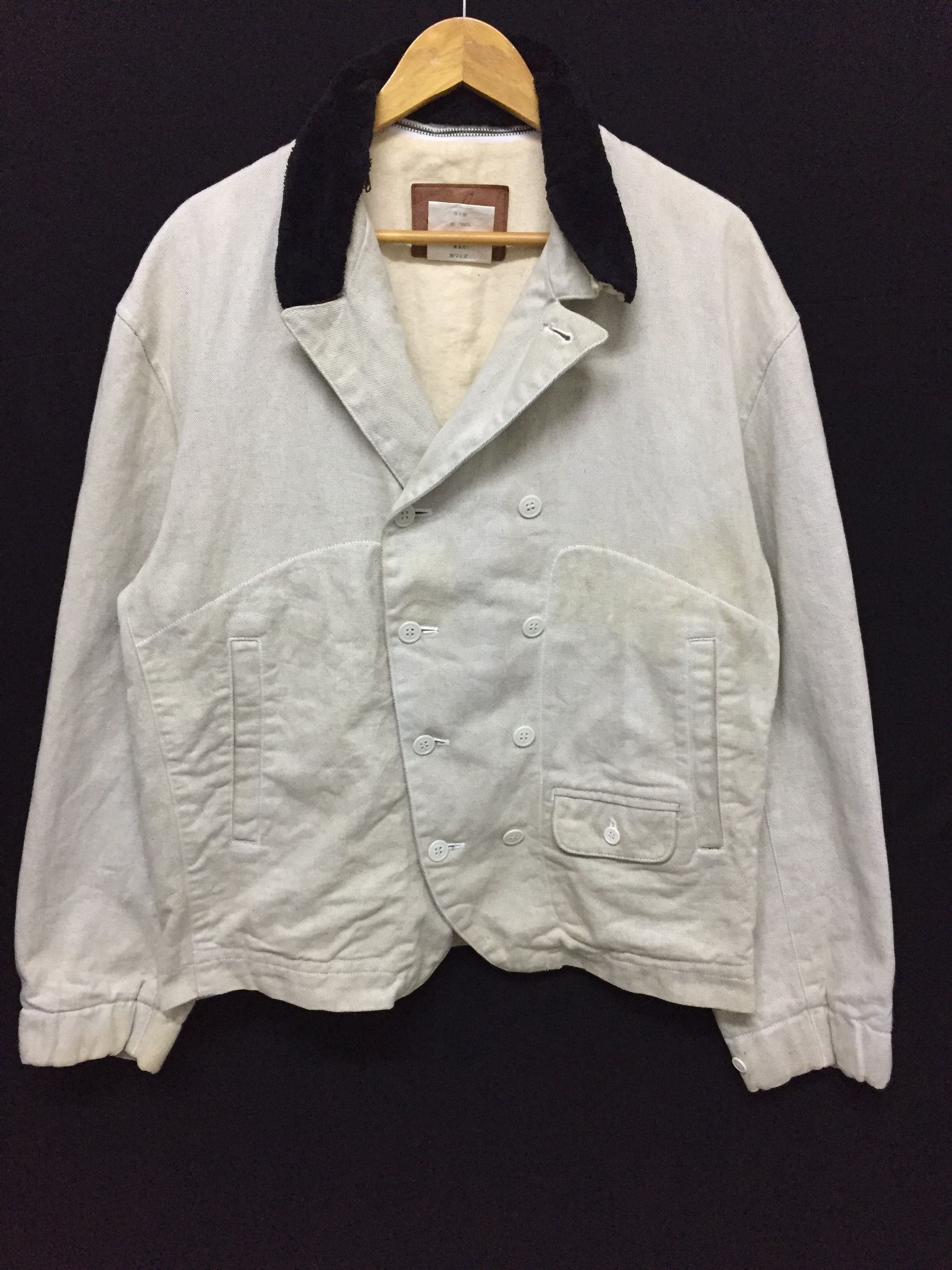 Yohji Yamamoto Y's double breasted Multibutton pocket canvas jacket Size US M / EU 48-50 / 2 - 2 Thumbnail