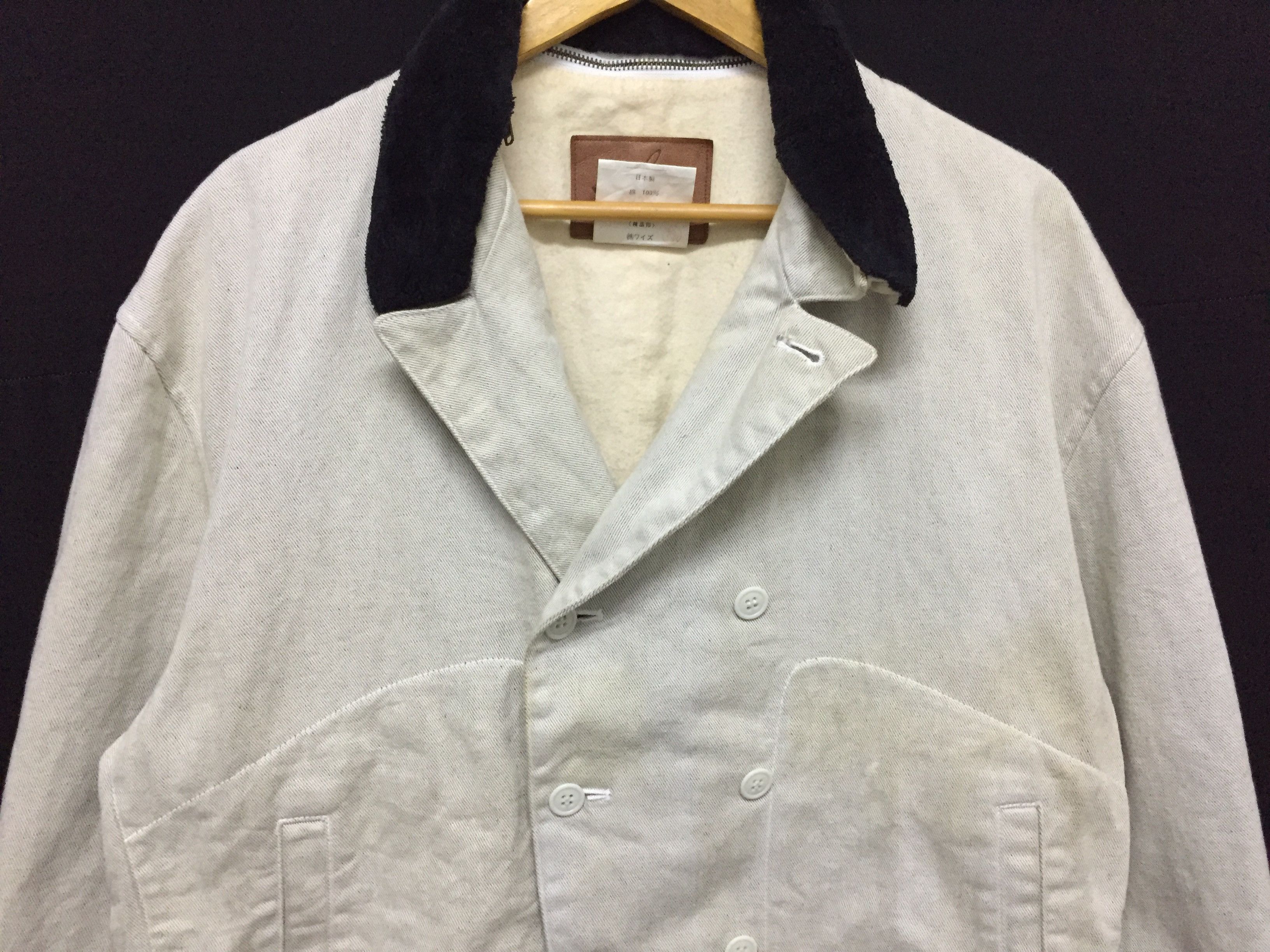 Yohji Yamamoto Y's double breasted Multibutton pocket canvas jacket Size US M / EU 48-50 / 2 - 4 Thumbnail