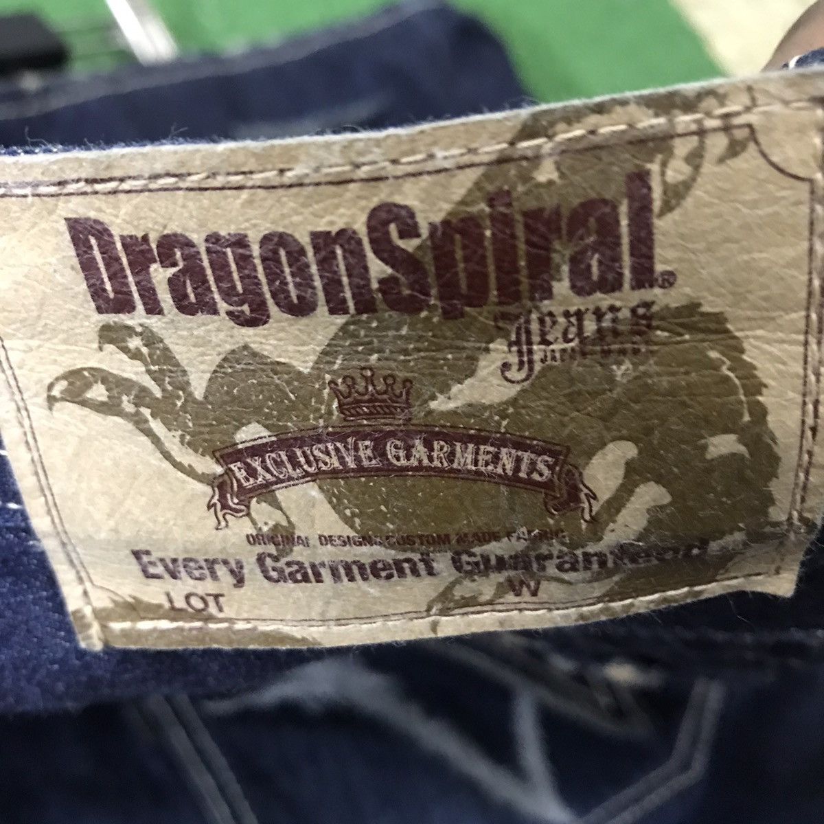 Japanese Brand Japanese Brand Dragon Spiral Long Flap Denim Jeans Size US 38 / EU 54 - 20 Thumbnail