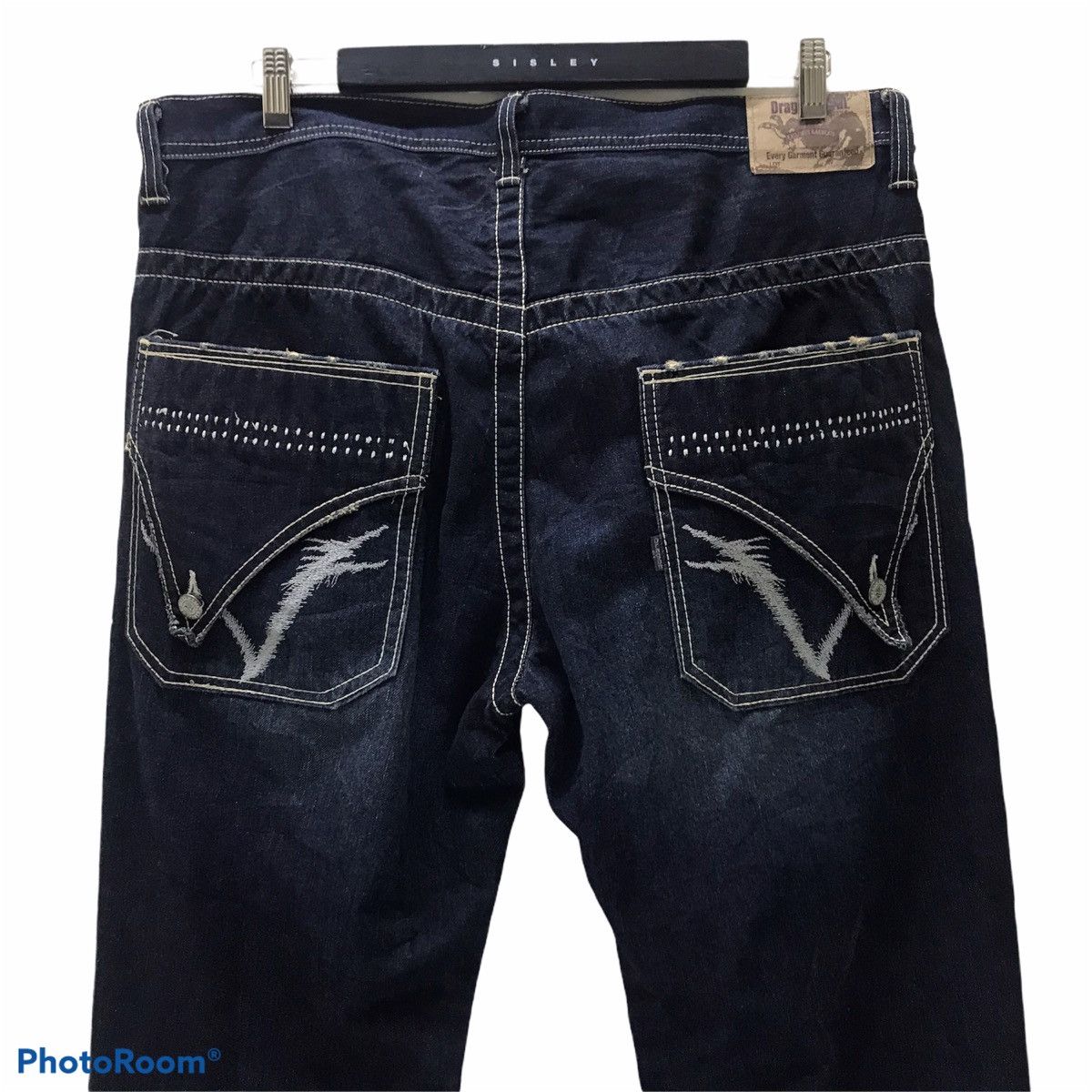 Japanese Brand Japanese Brand Dragon Spiral Long Flap Denim Jeans Size US 38 / EU 54 - 1 Thumbnail