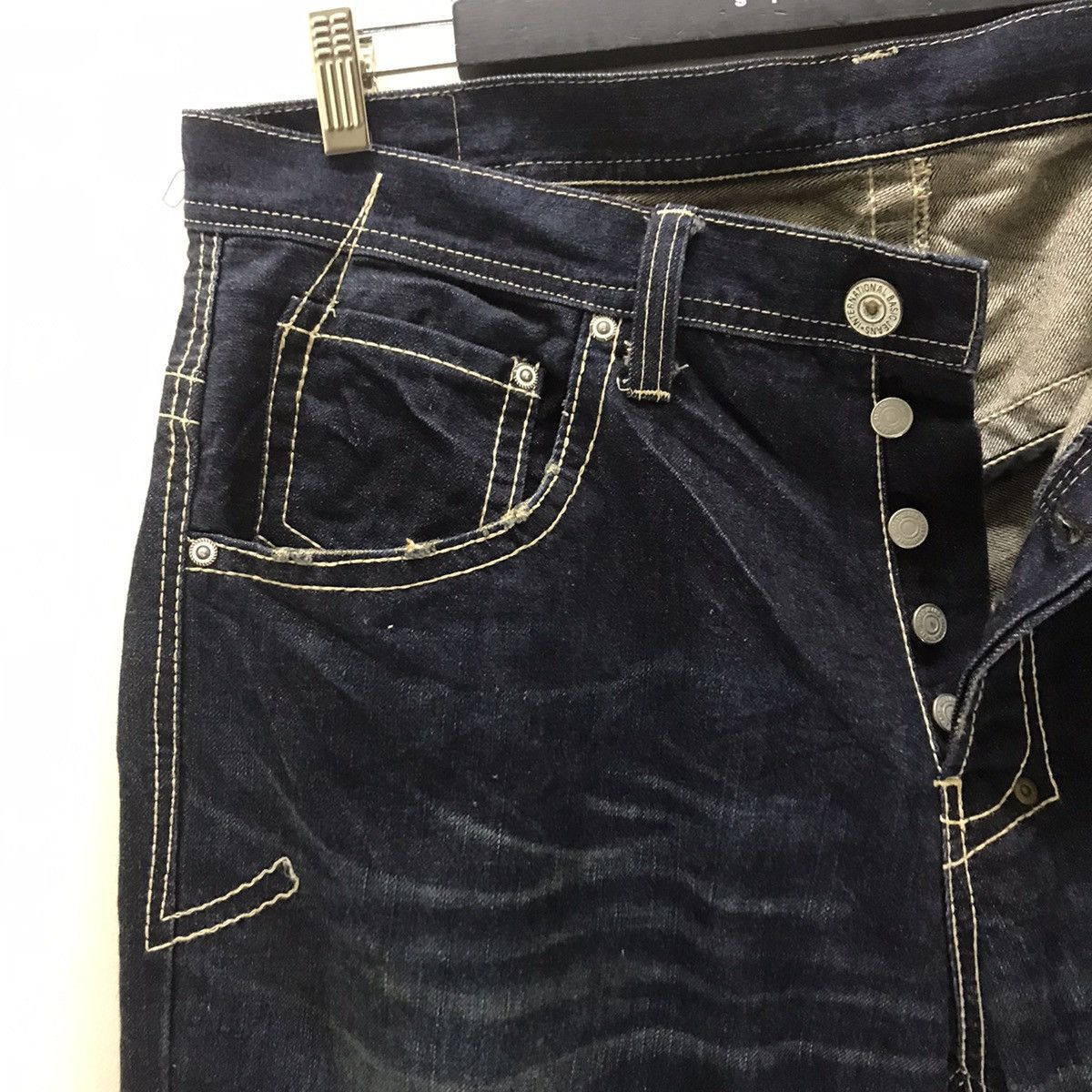 Japanese Brand Japanese Brand Dragon Spiral Long Flap Denim Jeans Size US 38 / EU 54 - 5 Thumbnail
