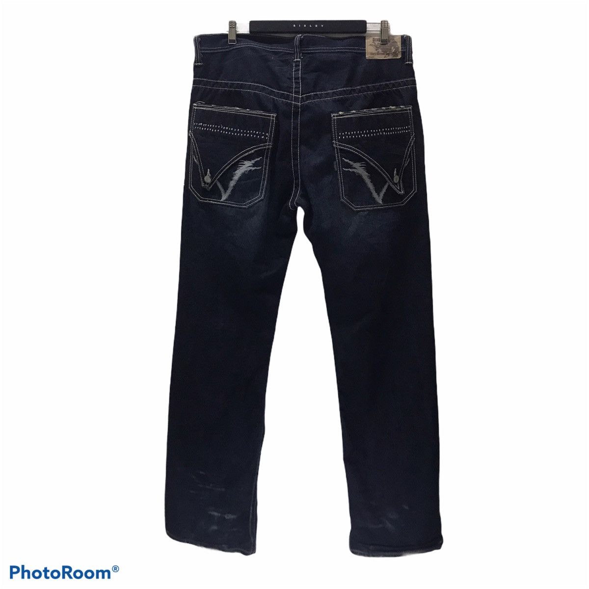 Japanese Brand Japanese Brand Dragon Spiral Long Flap Denim Jeans Size US 38 / EU 54 - 2 Thumbnail