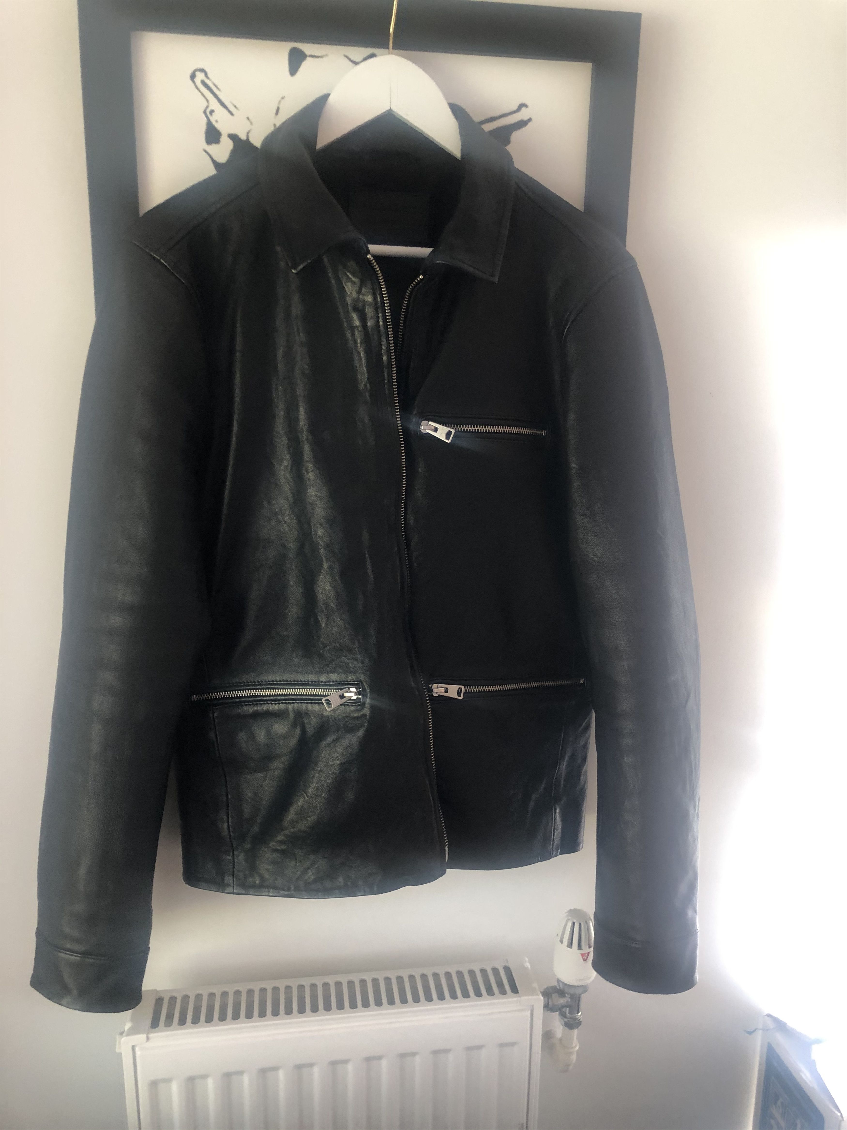 Allsaints Calix Leather Jacket Size US S / EU 44-46 / 1 - 4 Thumbnail