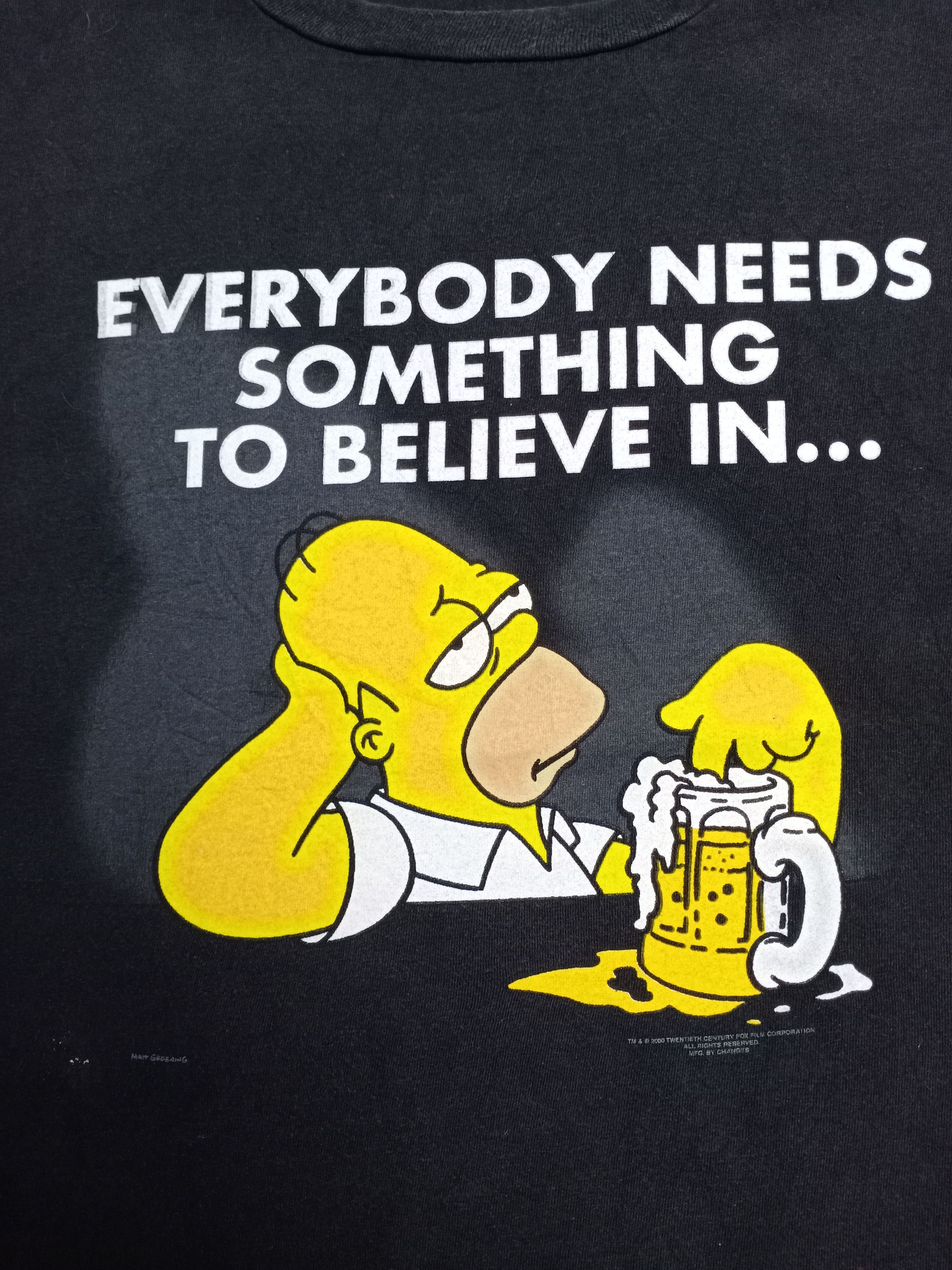Vintage 2000s The Simpsons By Century Fox Film T-shirt