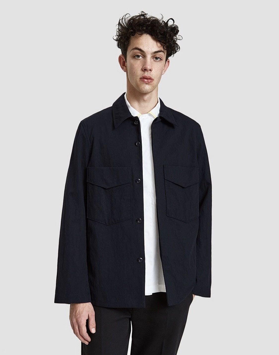 Acne Studios Acne Studios Navy Mawel Overshirt Jacket | Grailed